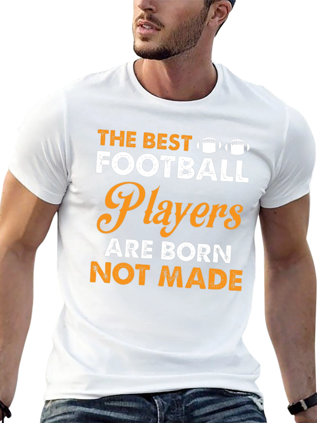 Born Players Graphic Tee Football Fan Gift