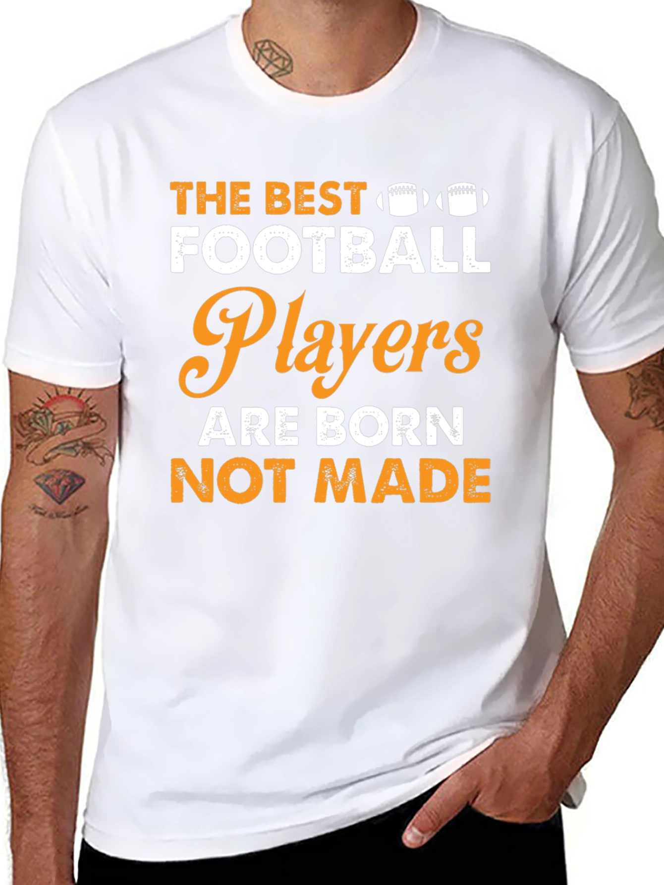 Born Players Graphic Tee Football Fan Gift