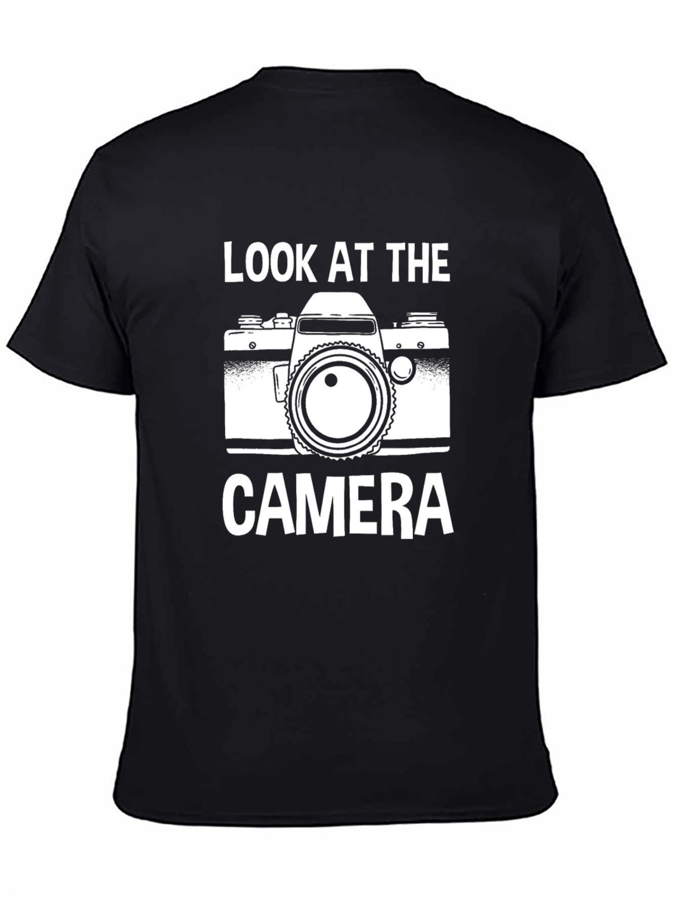 Look at the Camera Graphic T-Shirt - Black