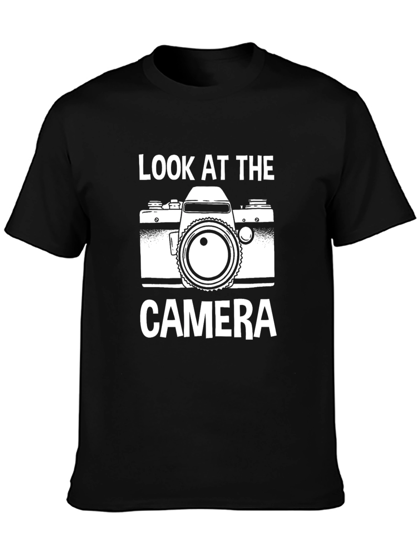 Look at the Camera Graphic T-Shirt - Black