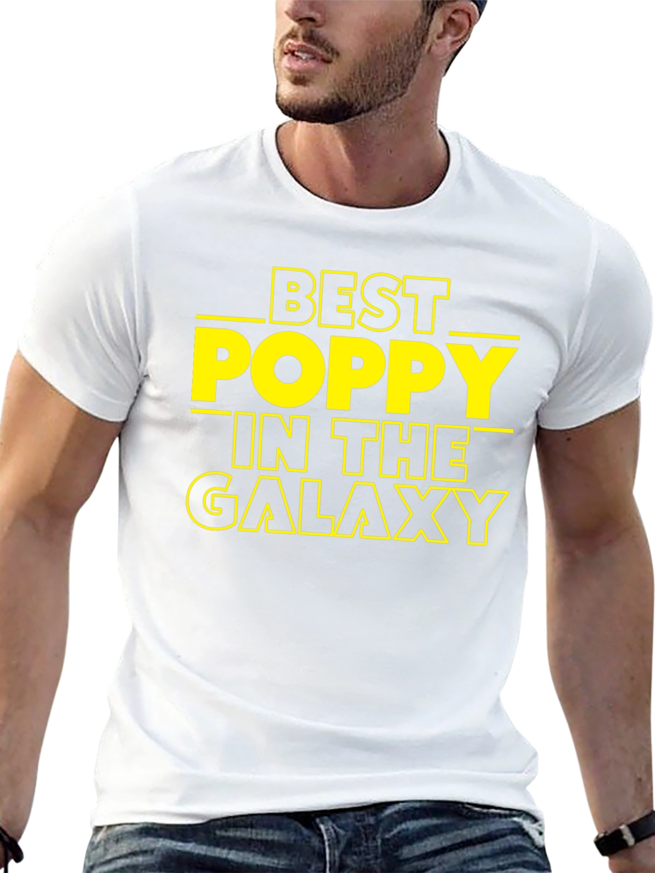 Best Poppy in The Galaxy T-Shirt Black