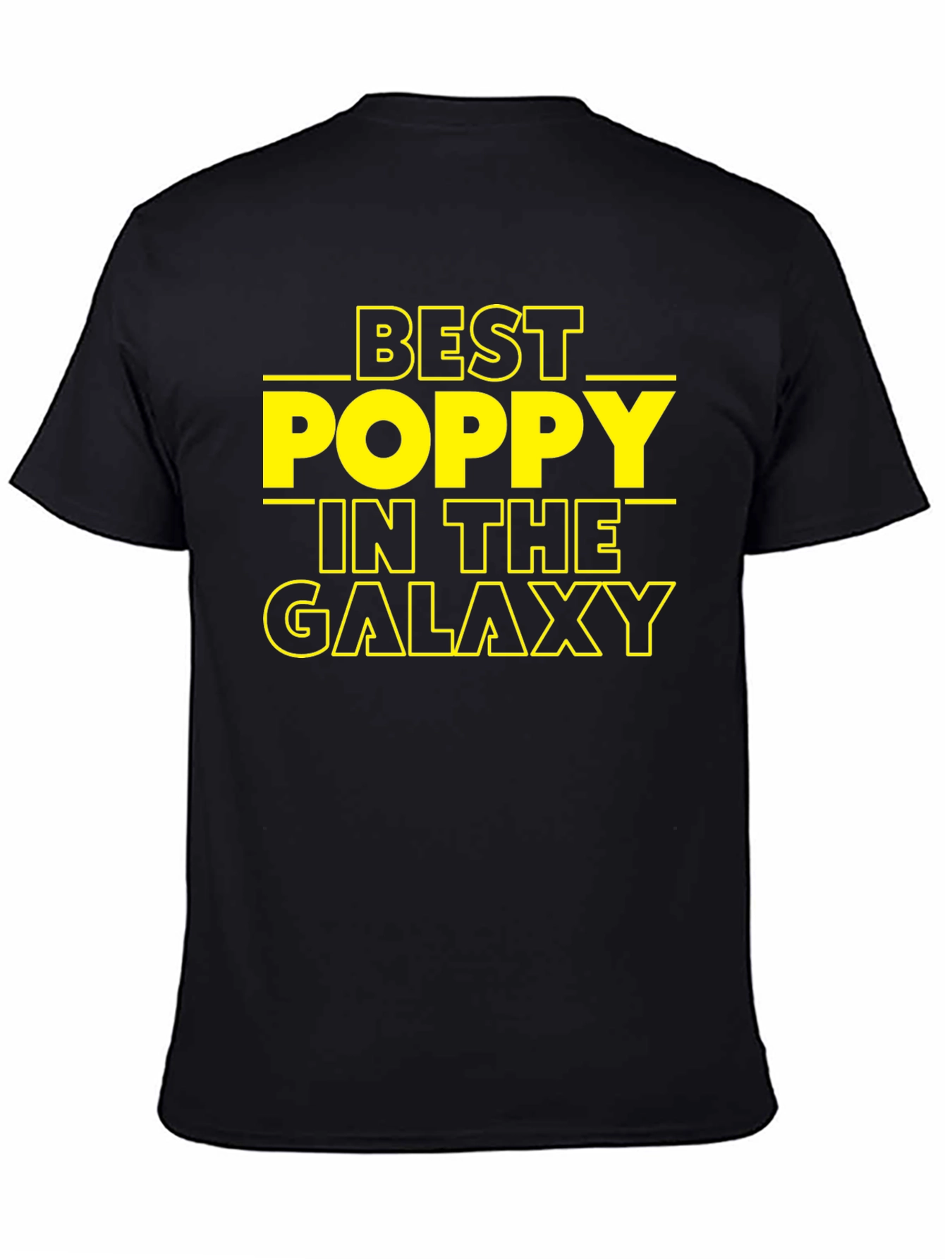 Best Poppy in The Galaxy T-Shirt Black