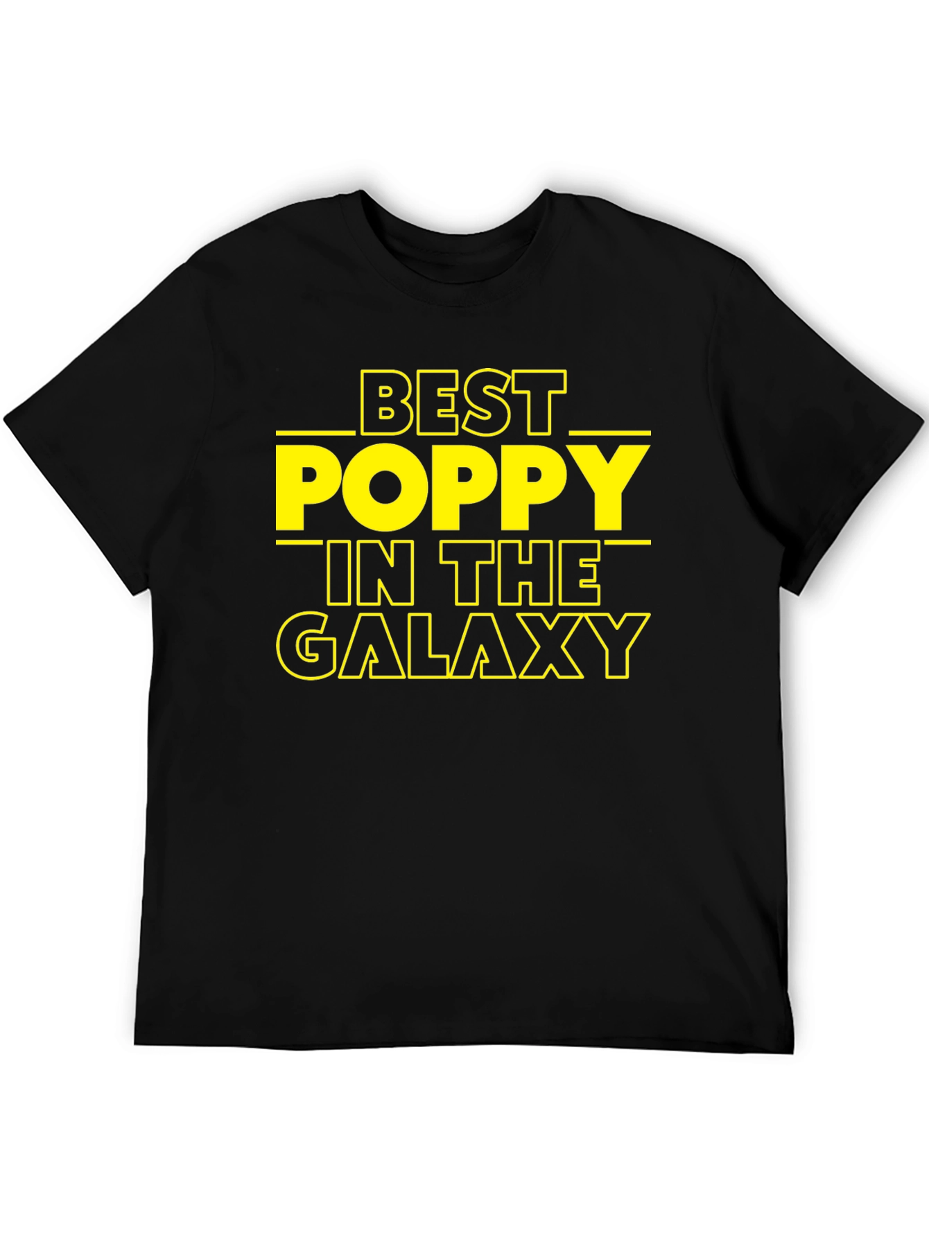 Best Poppy in The Galaxy T-Shirt Black