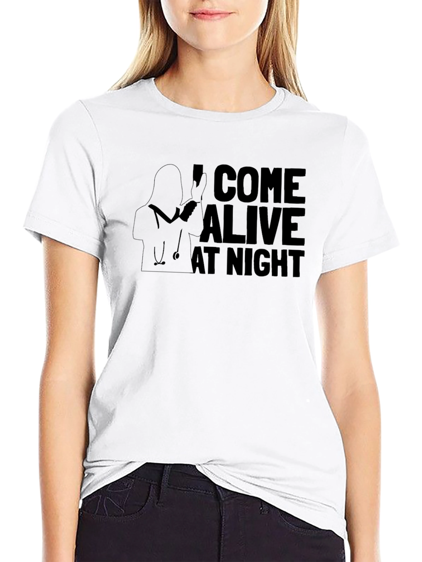 I Come Alive At Night Nurse T-Shirt