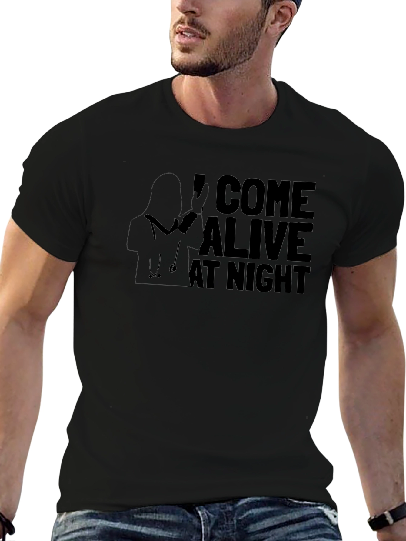 I Come Alive At Night Nurse T-Shirt