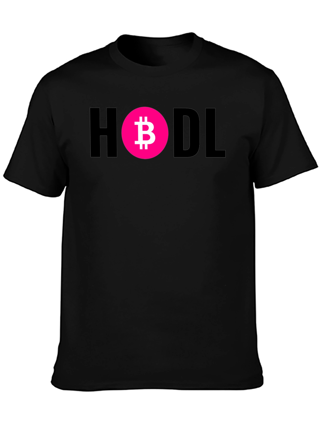 HODL Bitcoin Crypto T-Shirt - Black Cotton
