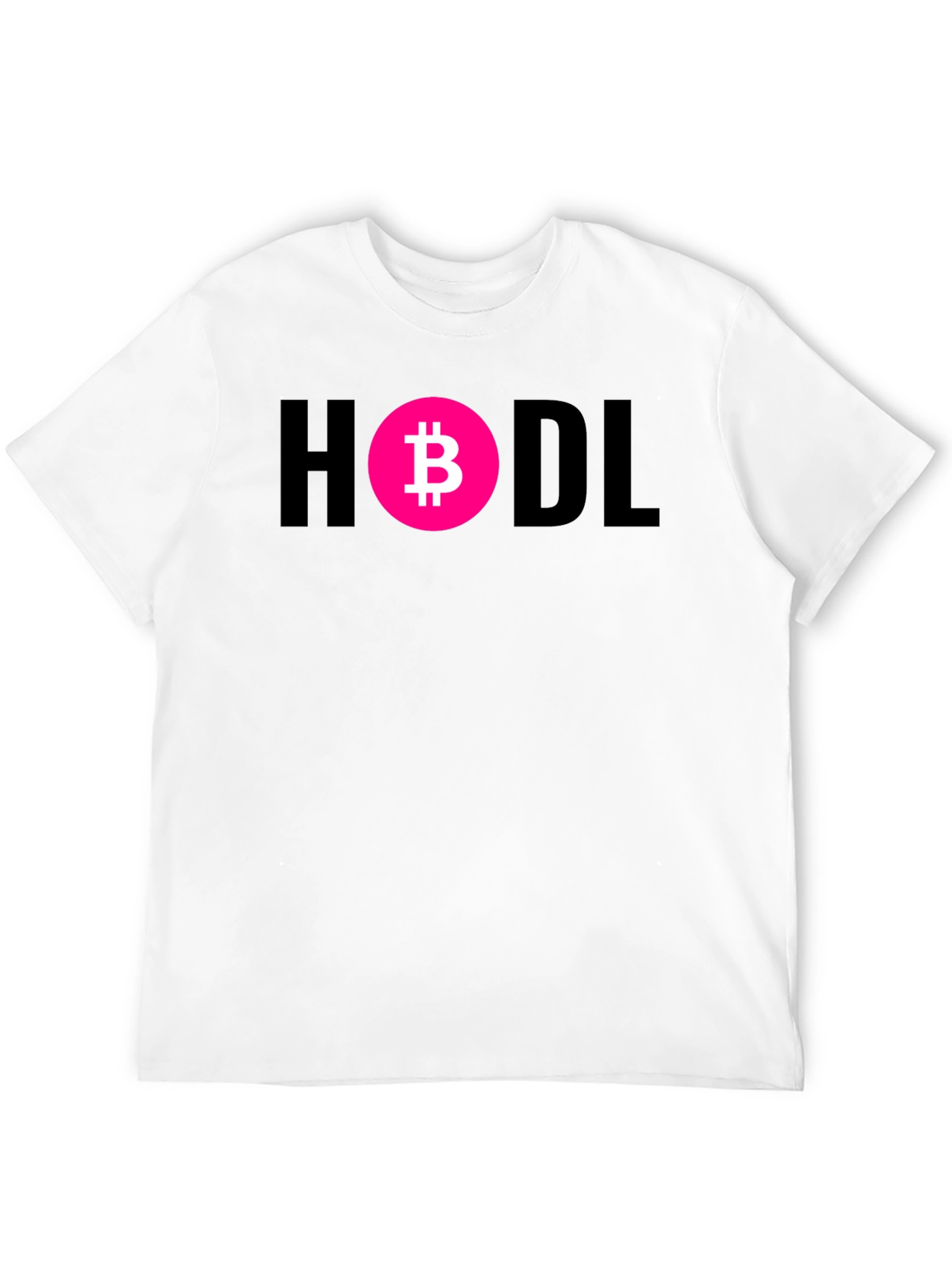 HODL Bitcoin Crypto T-Shirt - Black Cotton