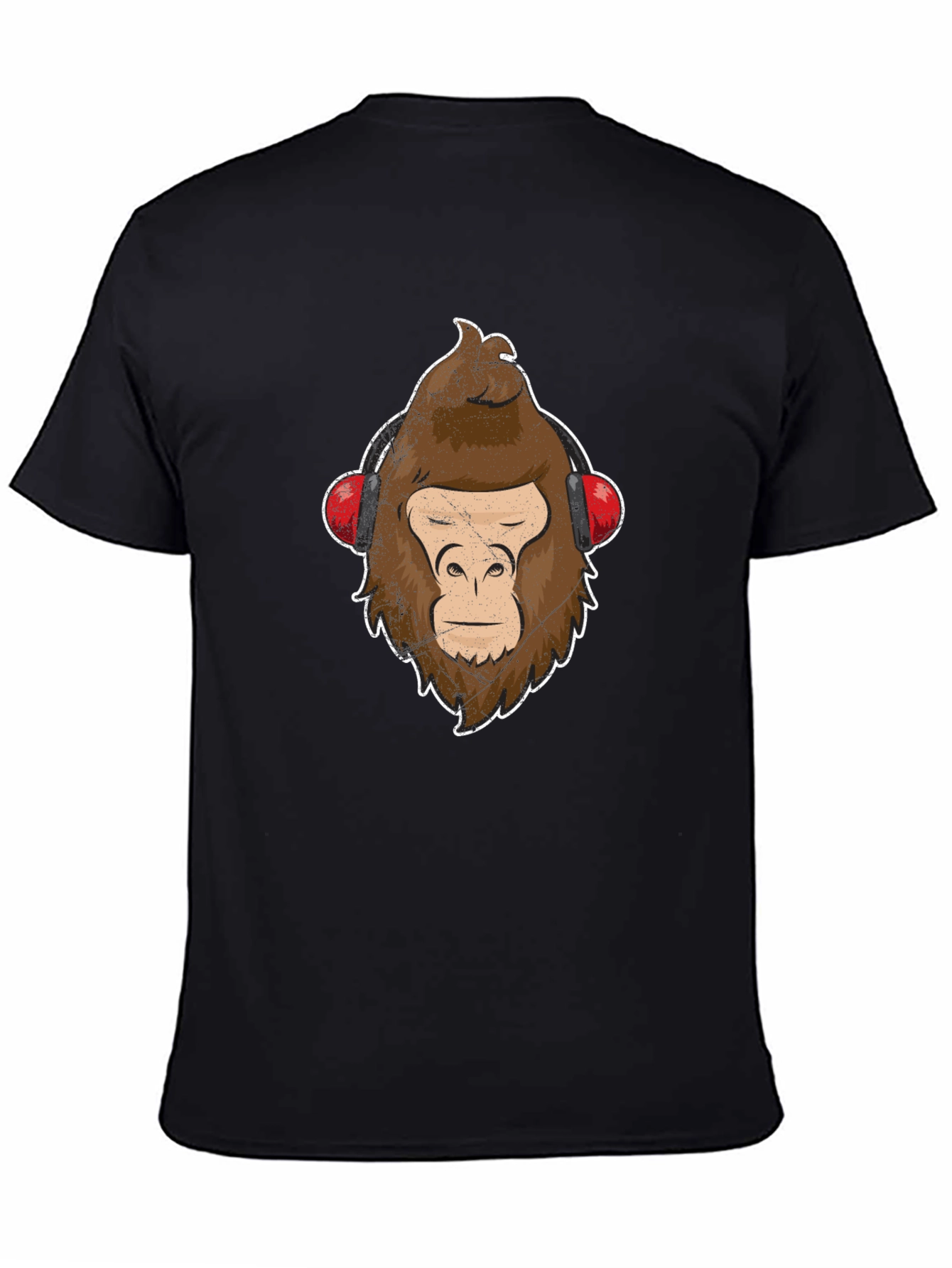 Cool Ape Headphones Graphic T-Shirt