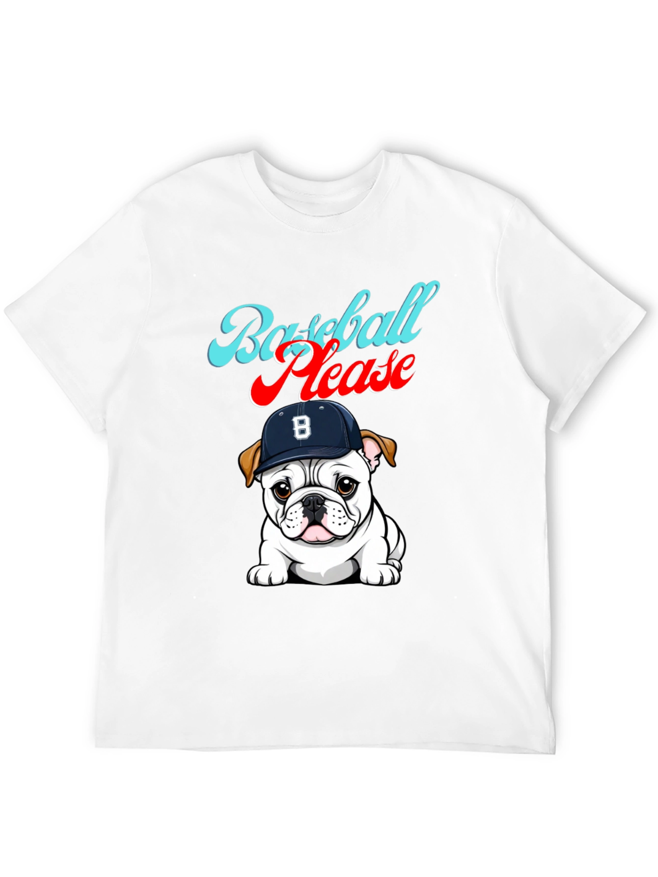 Baseball Please Bulldog Graphic Tee