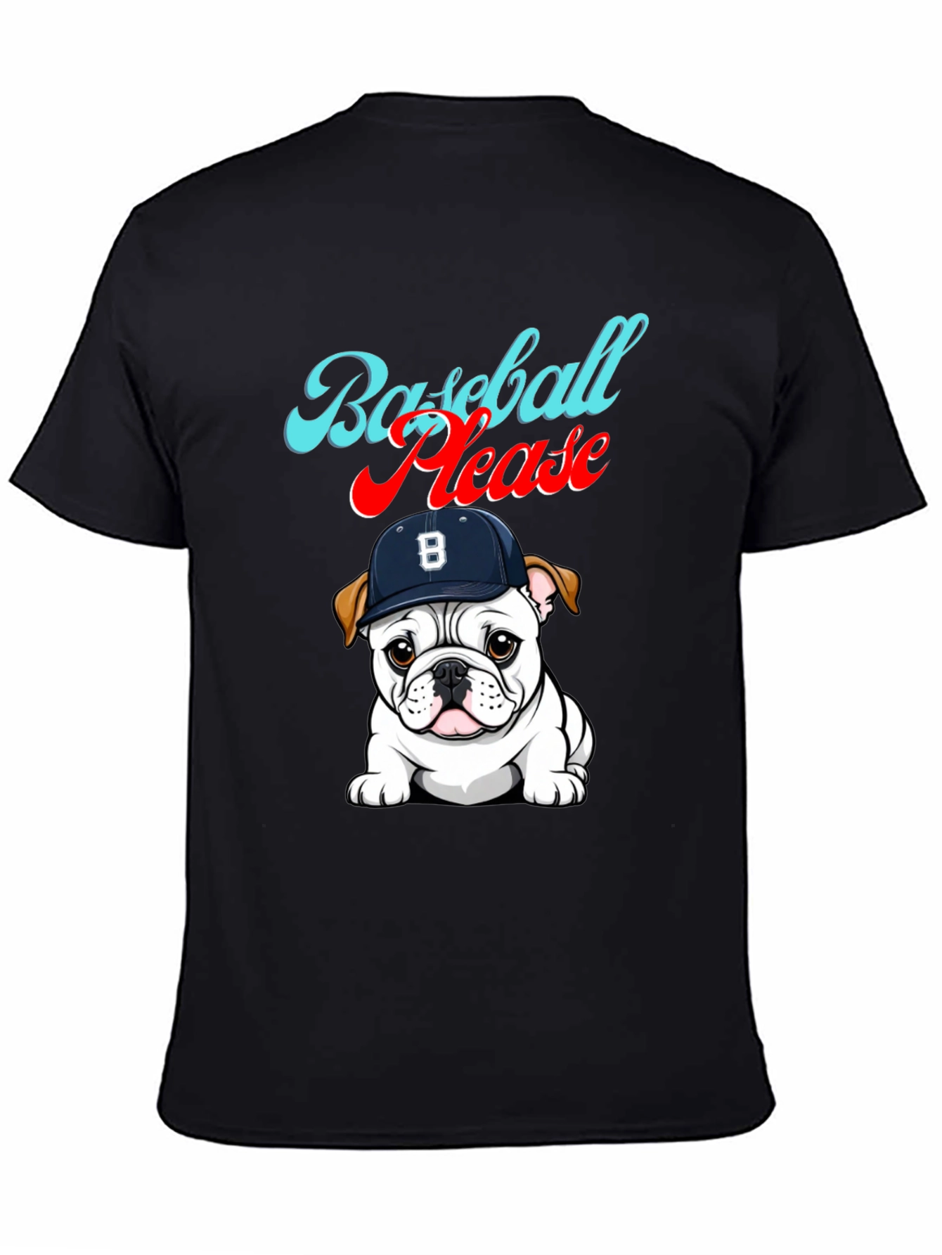 Baseball Please Bulldog Graphic Tee