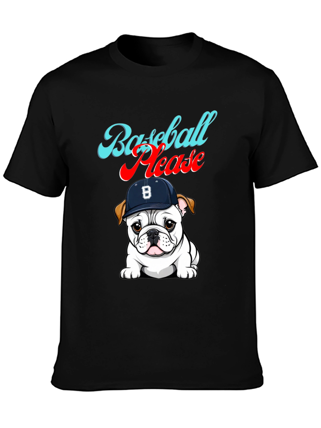 Baseball Please Bulldog Graphic Tee