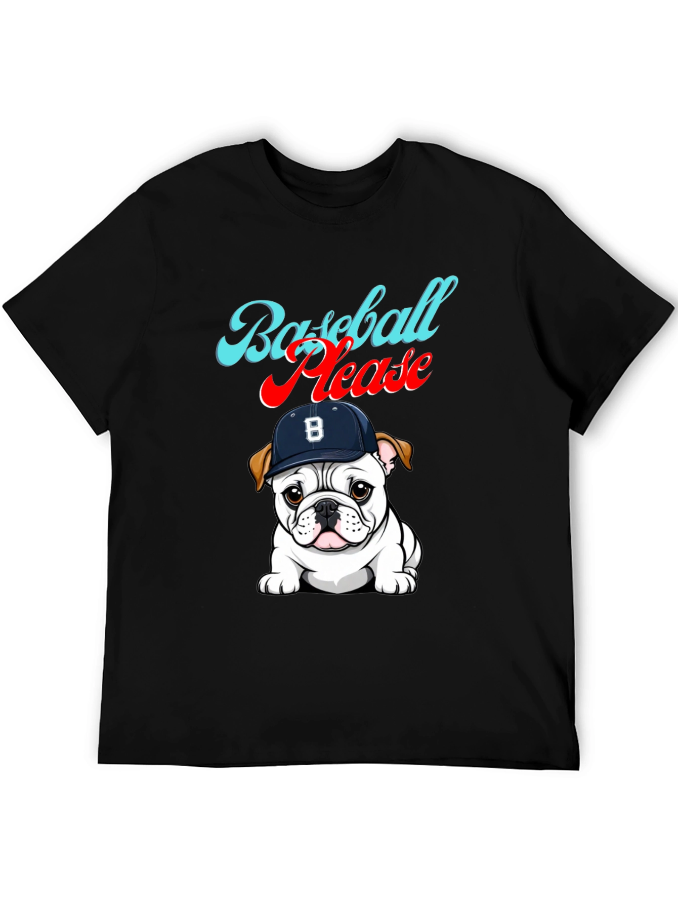 Baseball Please Bulldog Graphic Tee