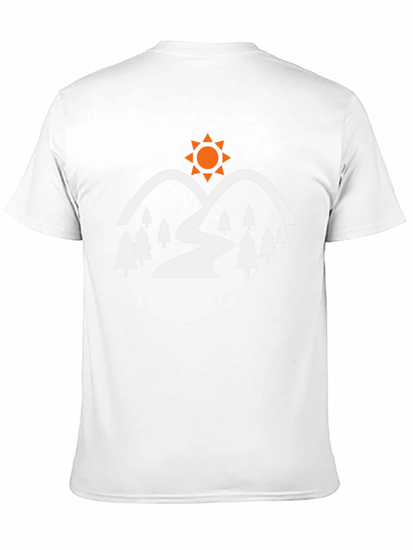 Mountain & Sun Graphic Tee - Nature Adventure Shirt