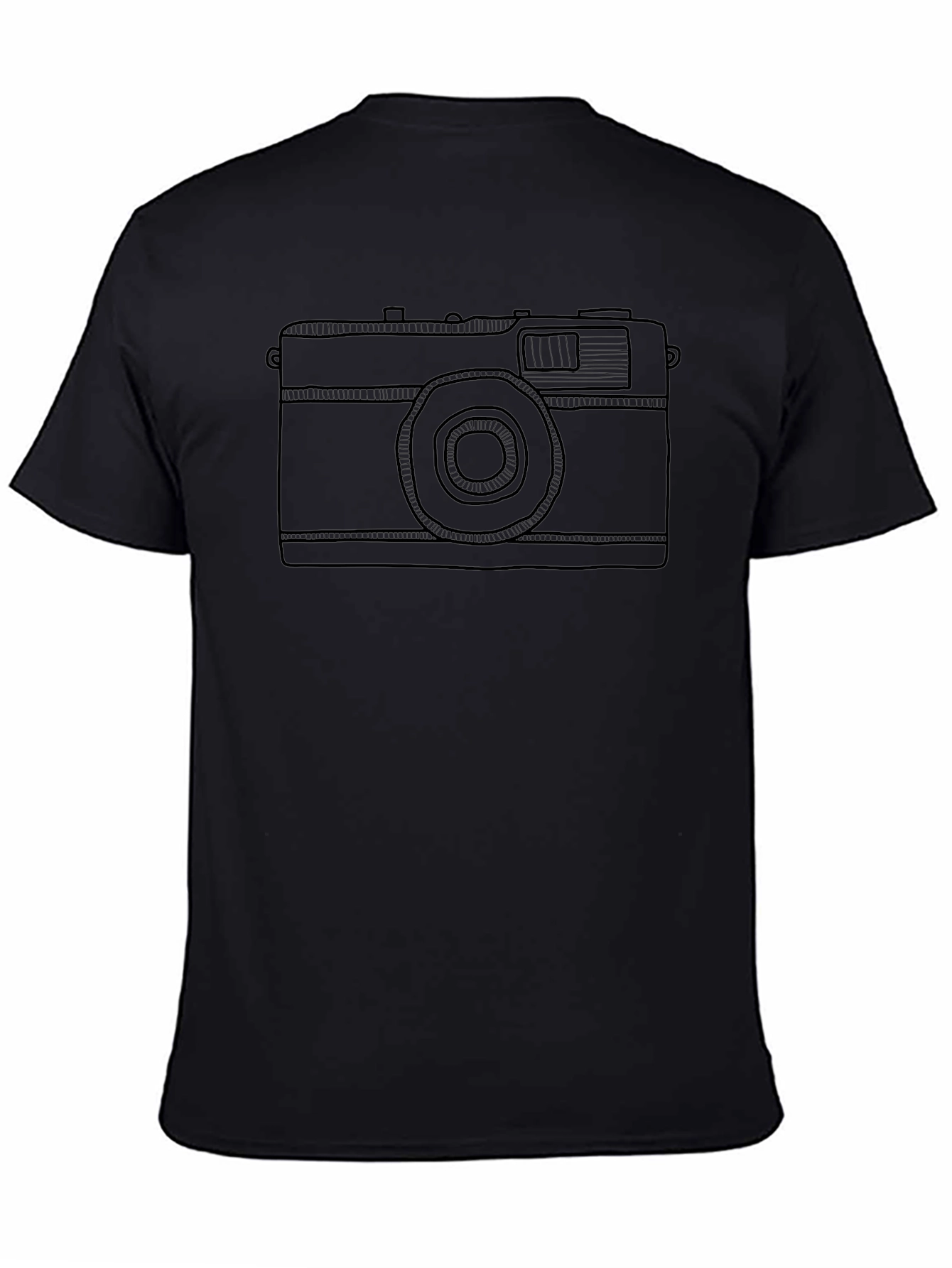 Retro Camera Graphic T-Shirt - Stylish Casual Tee