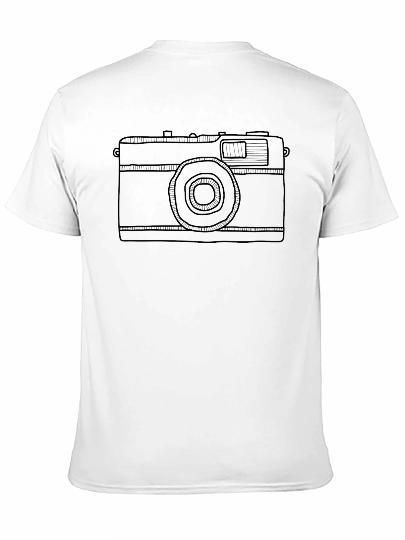Retro Camera Graphic T-Shirt - Stylish Casual Tee