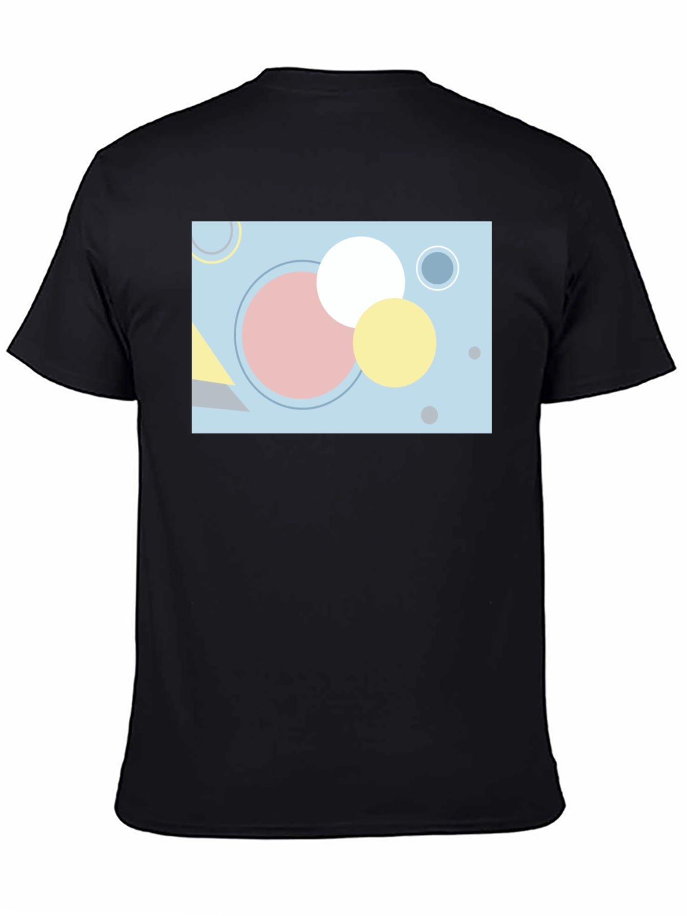 Geometric Graphic Tee - Modern Art Shirt