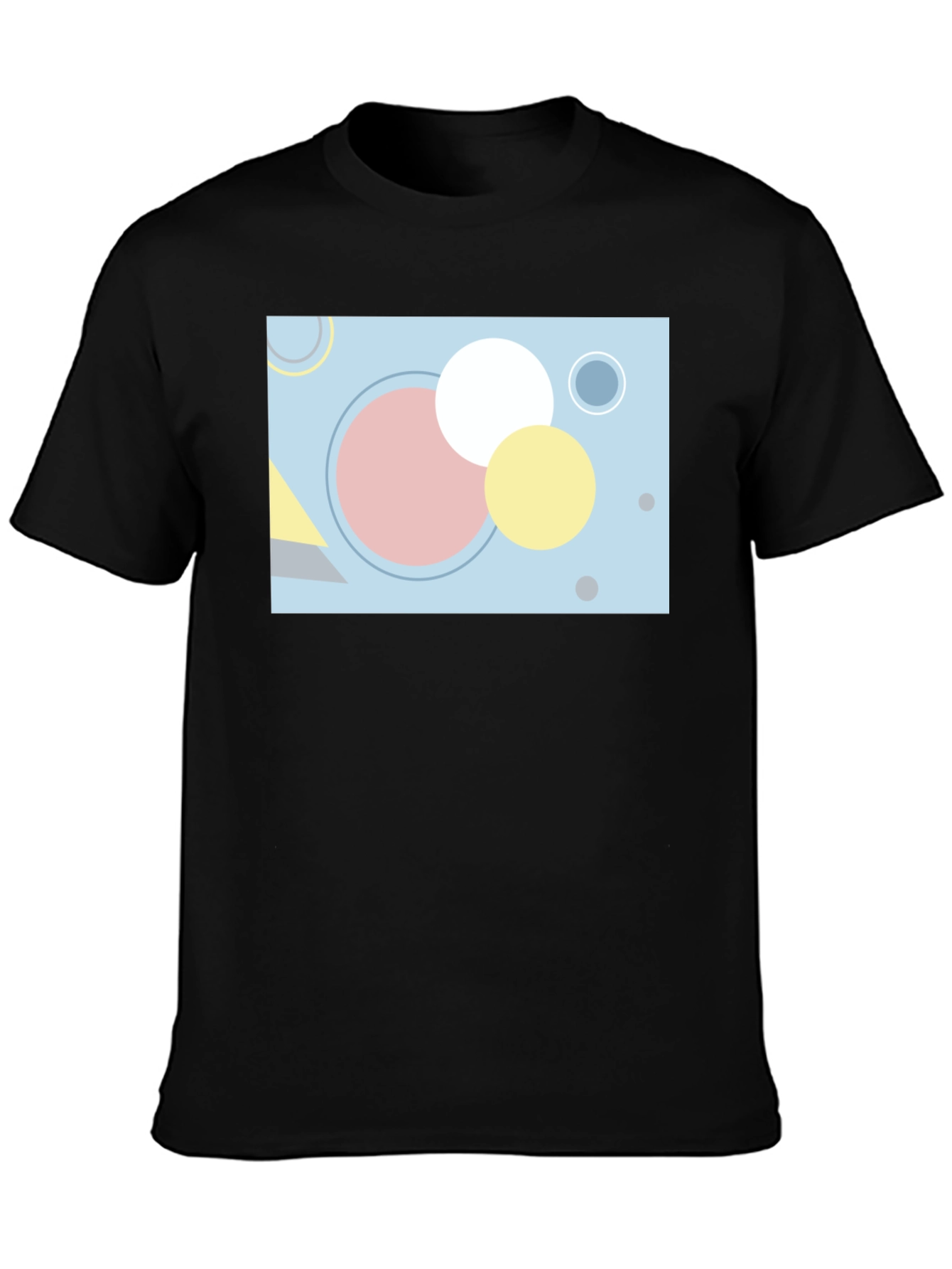 Geometric Graphic Tee - Modern Art Shirt