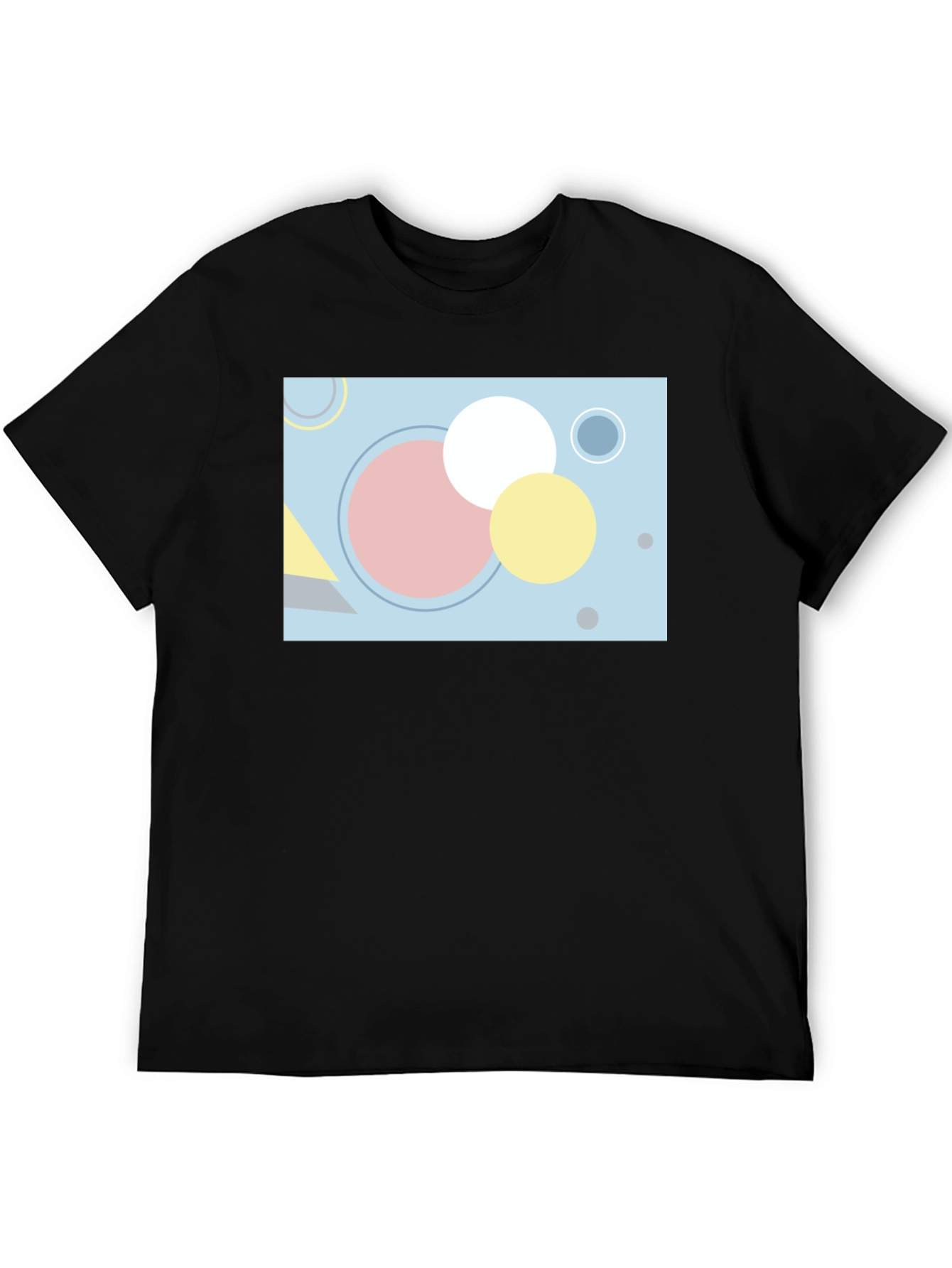 Geometric Graphic Tee - Modern Art Shirt