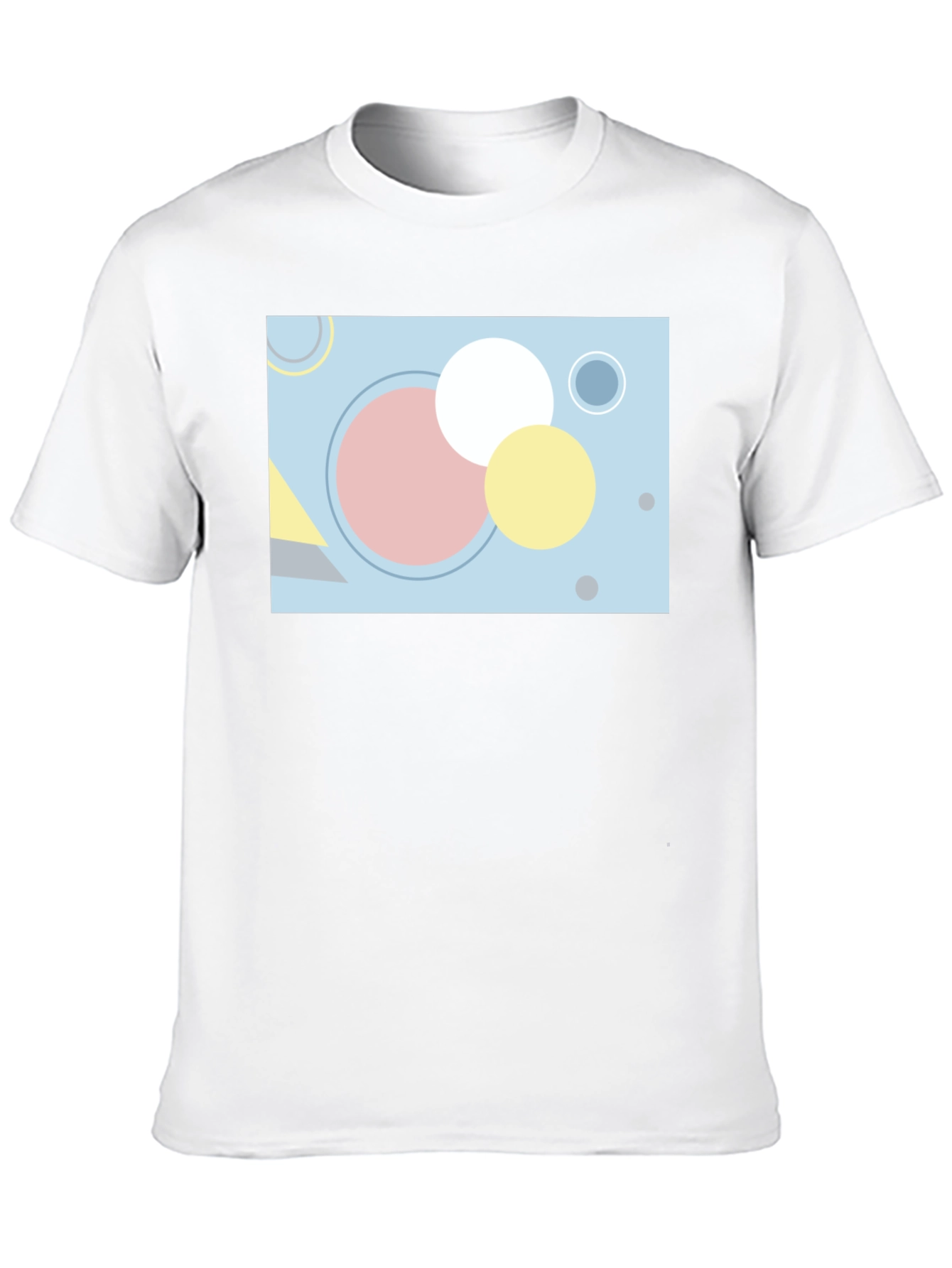 Geometric Graphic Tee - Modern Art Shirt
