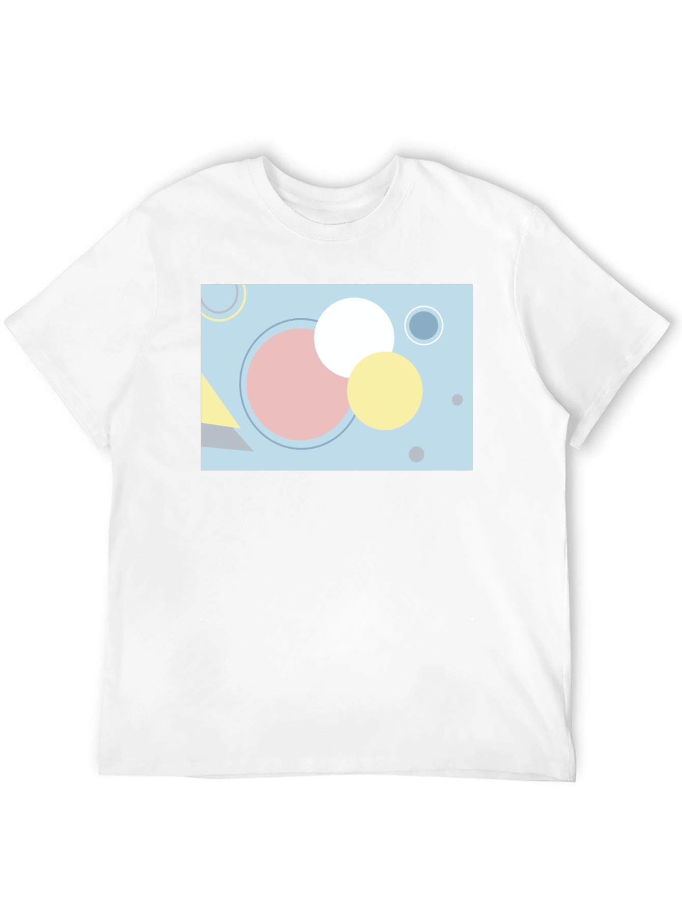 Geometric Graphic Tee - Modern Art Shirt