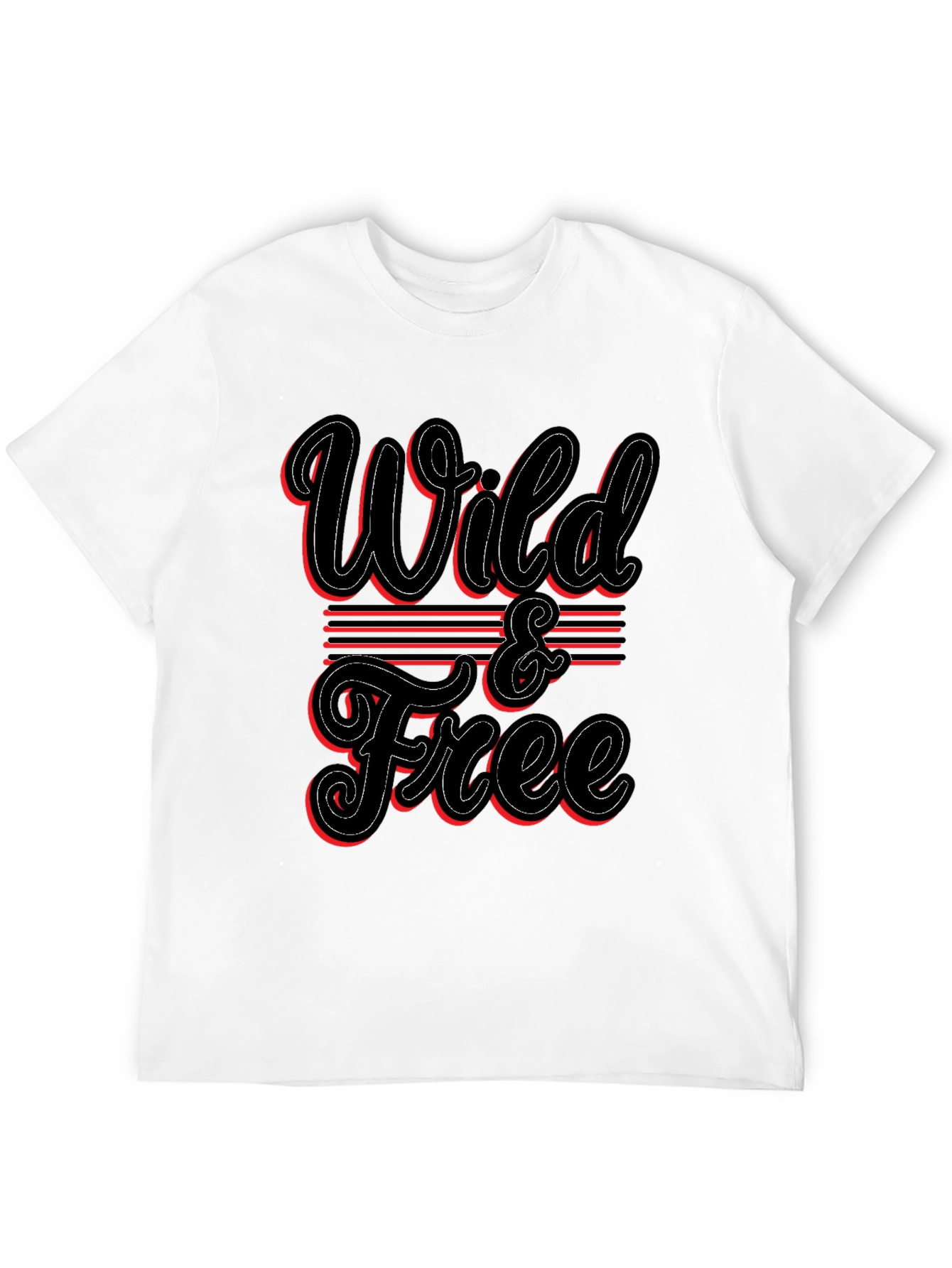 Wild & Free Graphic T-Shirt - Stylish Casual Wear