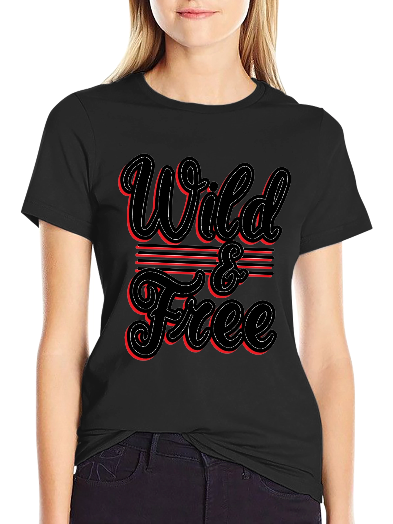 Wild & Free Graphic T-Shirt - Stylish Casual Wear