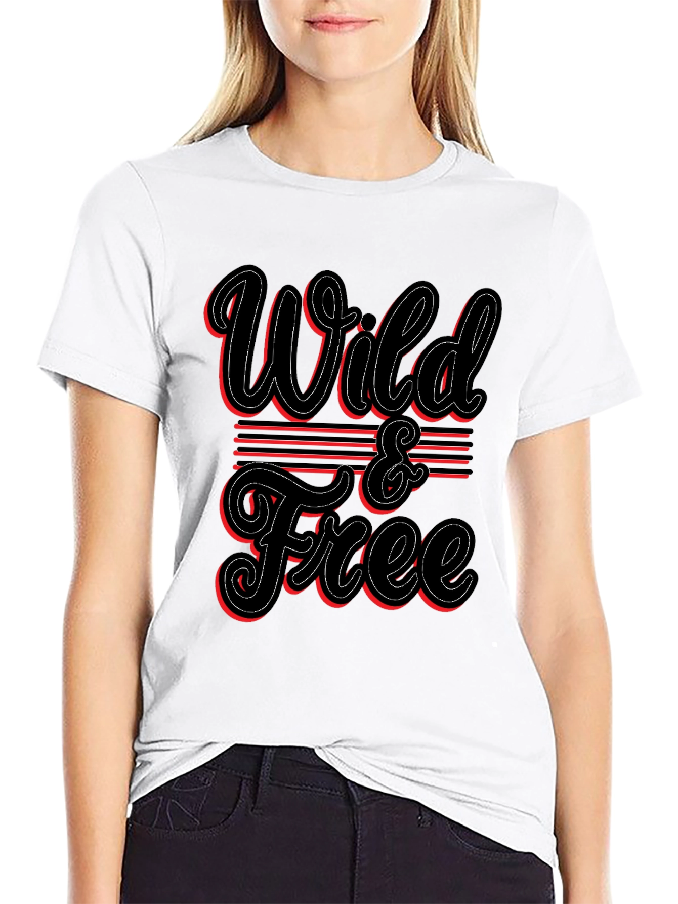 Wild & Free Graphic T-Shirt - Stylish Casual Wear