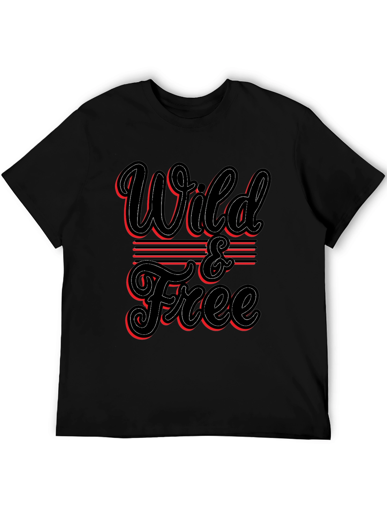 Wild & Free Graphic T-Shirt - Stylish Casual Wear