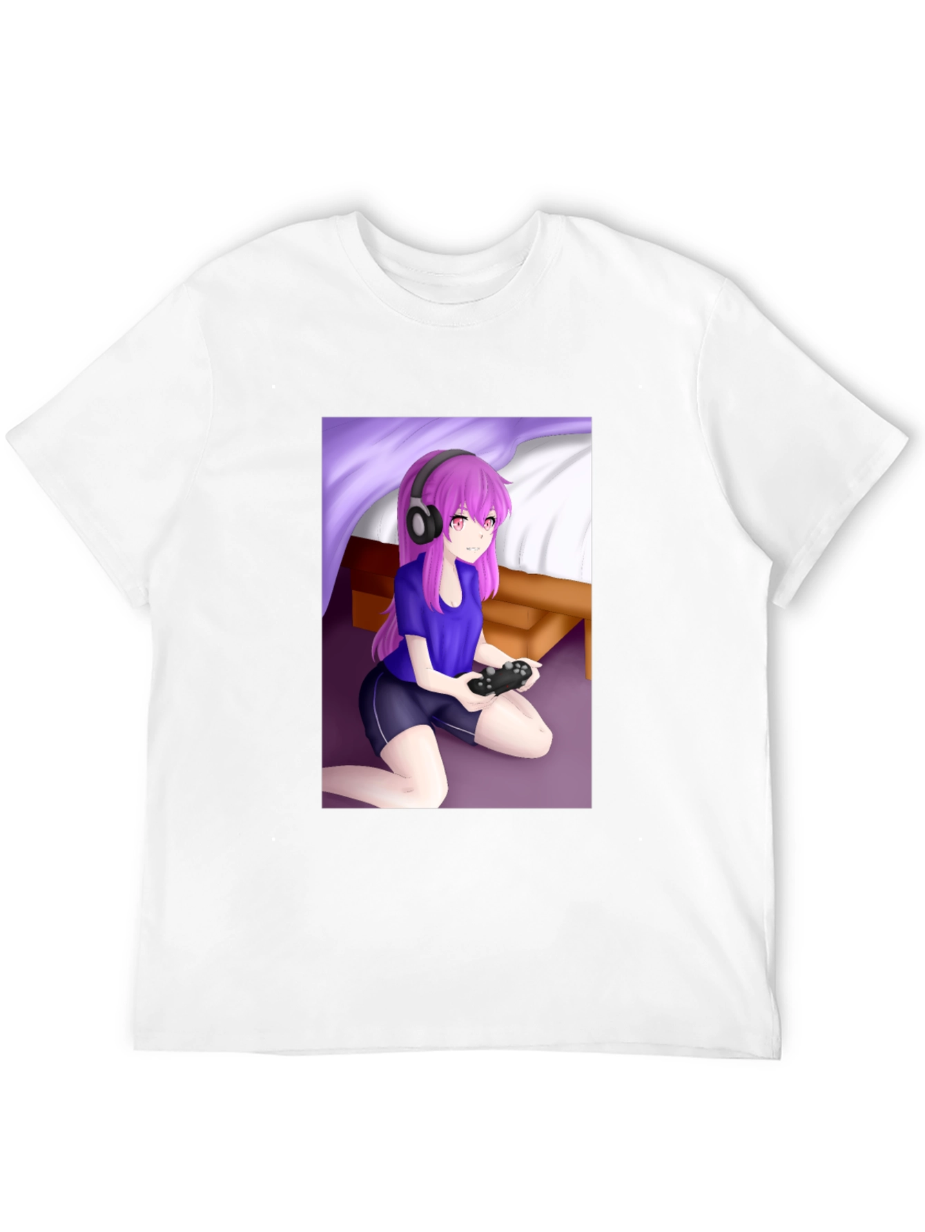 Gamer Anime Girl T-Shirt - Unique Design