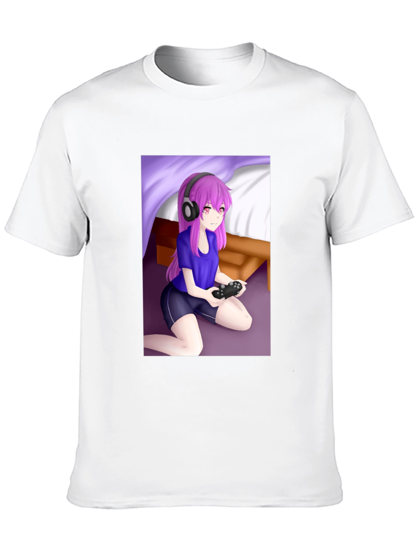Gamer Anime Girl T-Shirt - Unique Design