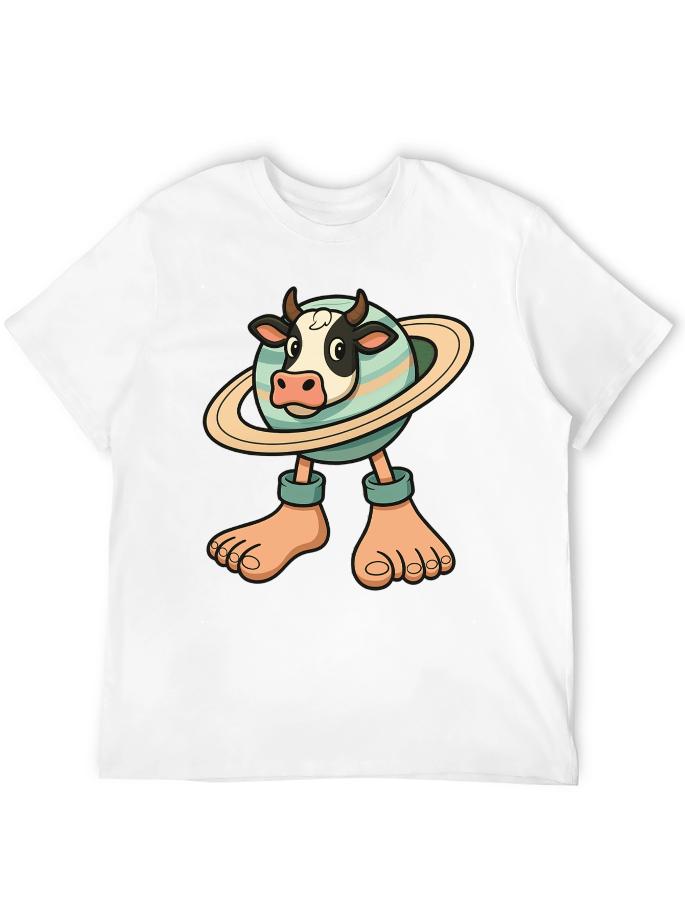 Cow Planet T-Shirt - Unique Graphic Tee