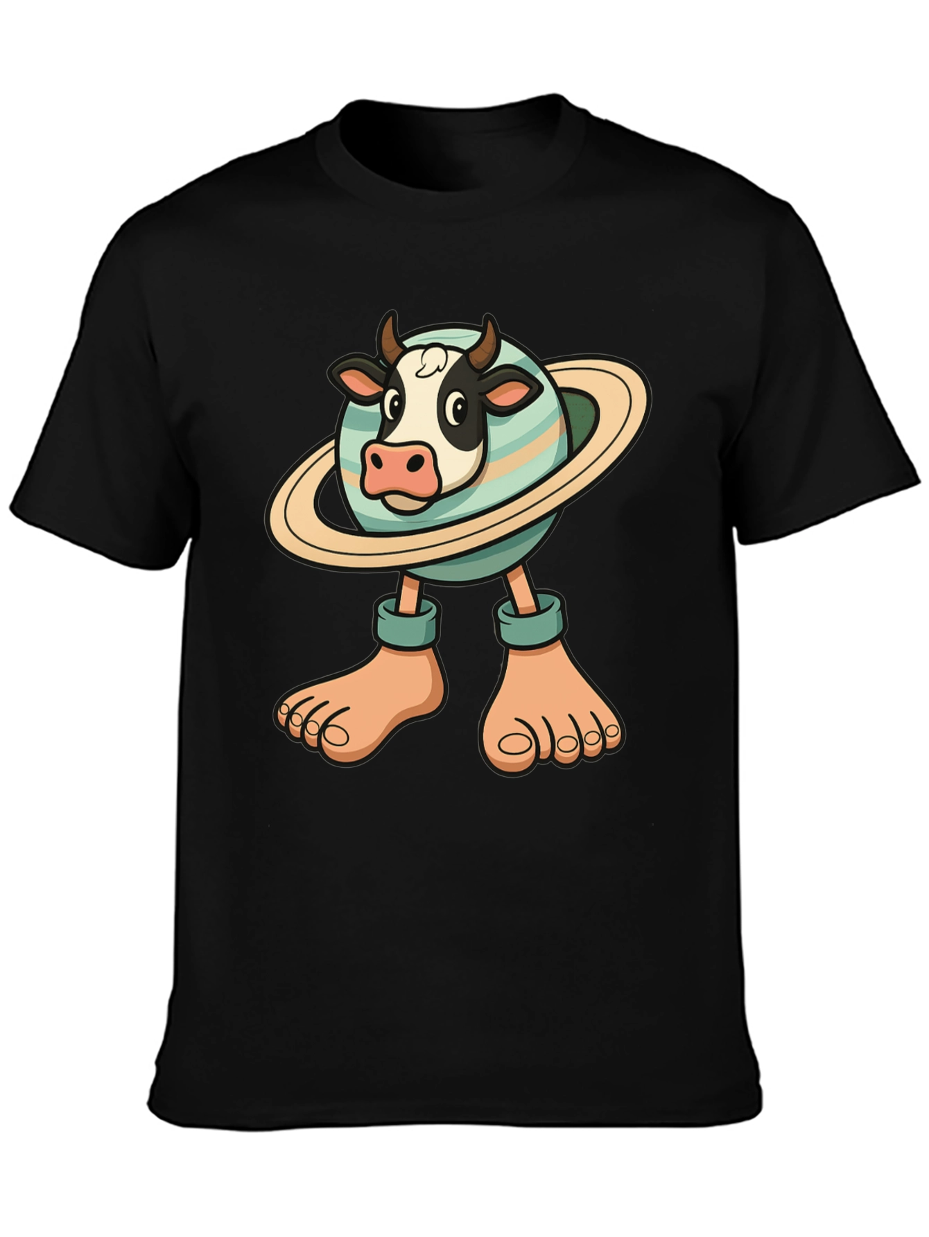 Cow Planet T-Shirt - Unique Graphic Tee