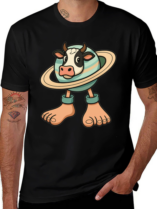 Cow Planet T-Shirt - Unique Graphic Tee