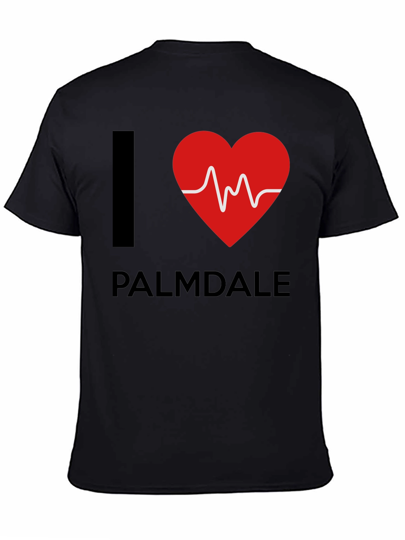 I Heart Palmdale Black T-Shirt