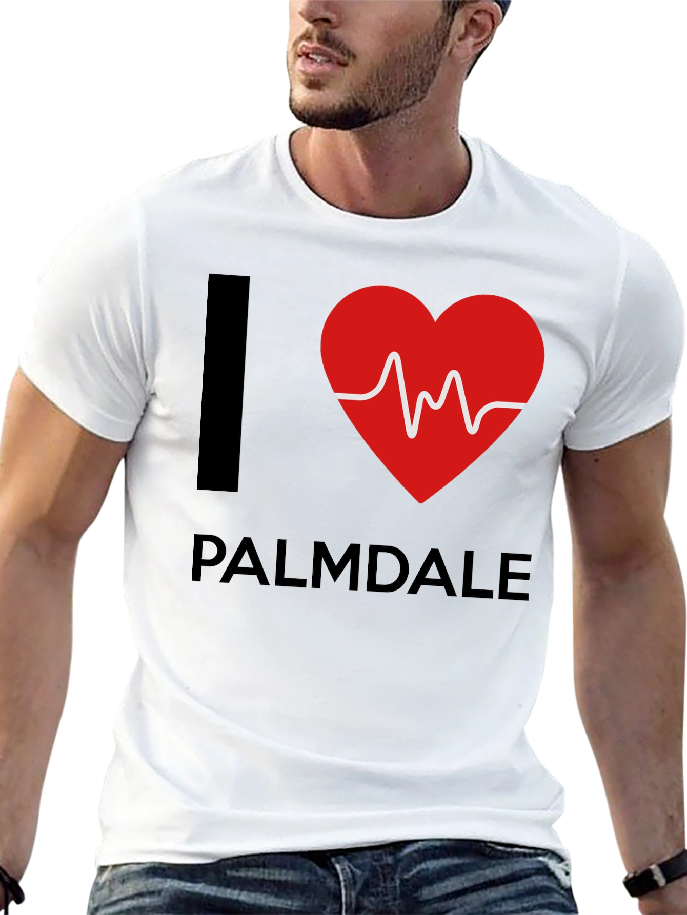 I Heart Palmdale Black T-Shirt