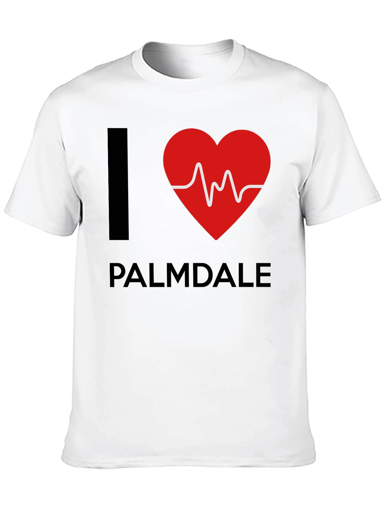 I Heart Palmdale Black T-Shirt