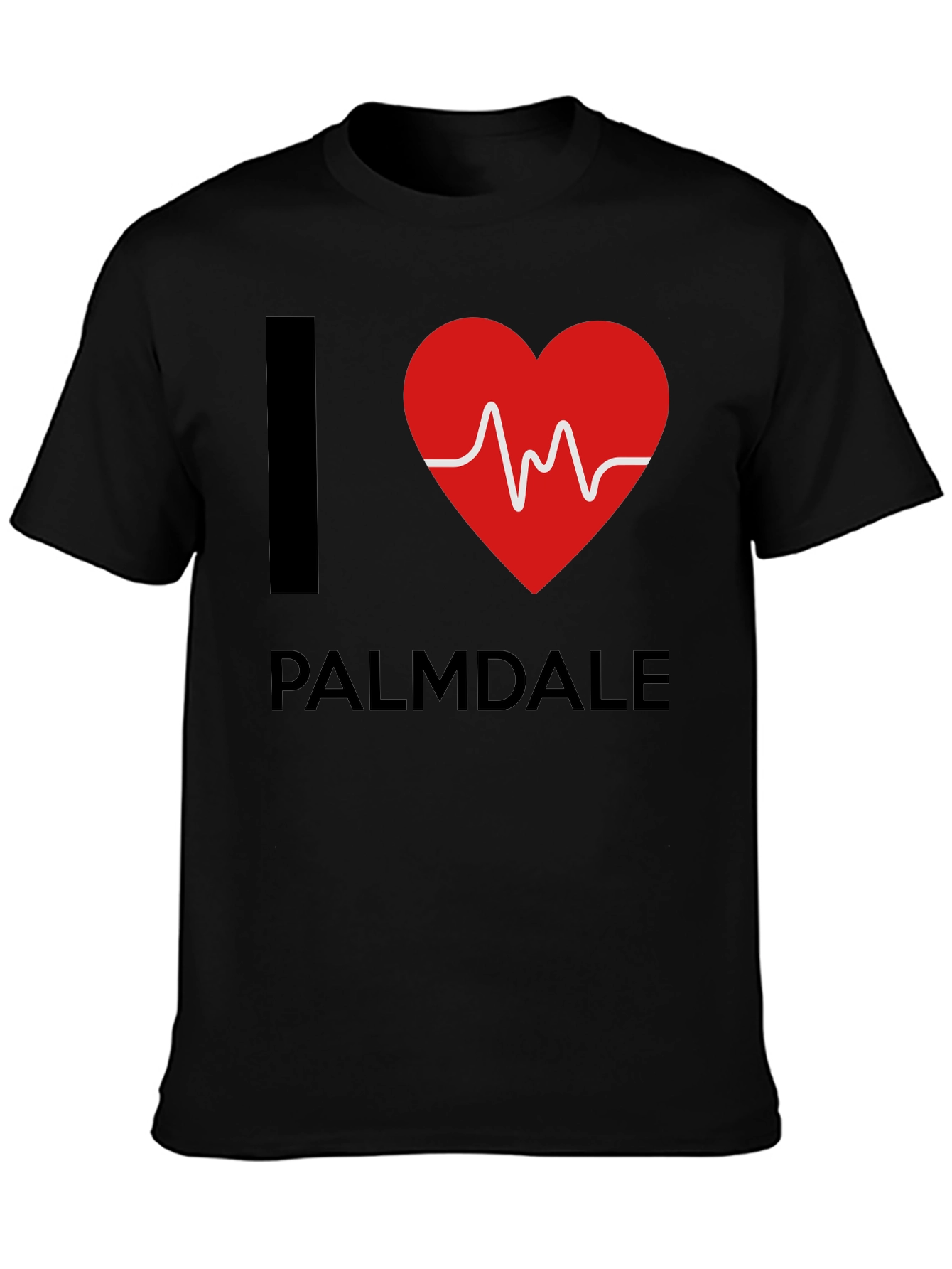 I Heart Palmdale Black T-Shirt