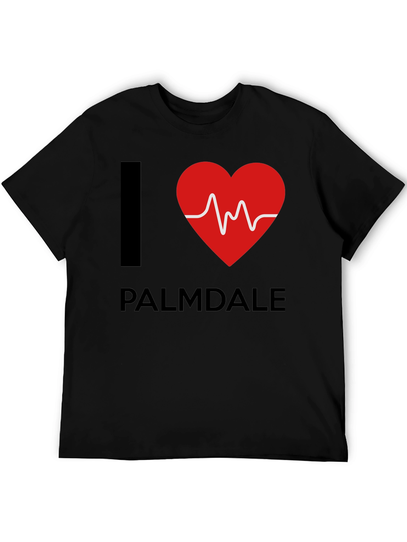 I Heart Palmdale Black T-Shirt
