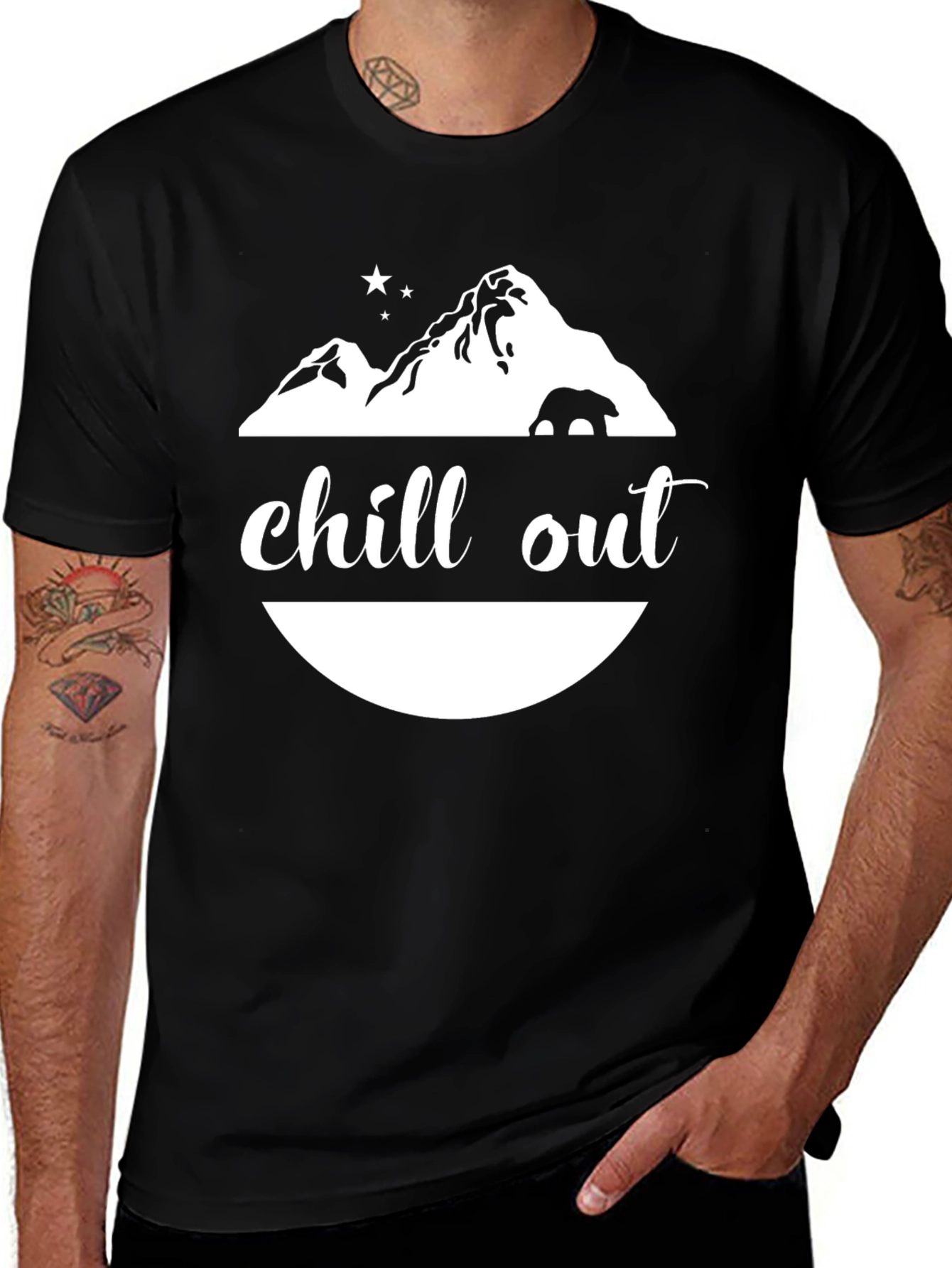 Chill Out Mountain Graphic Tee