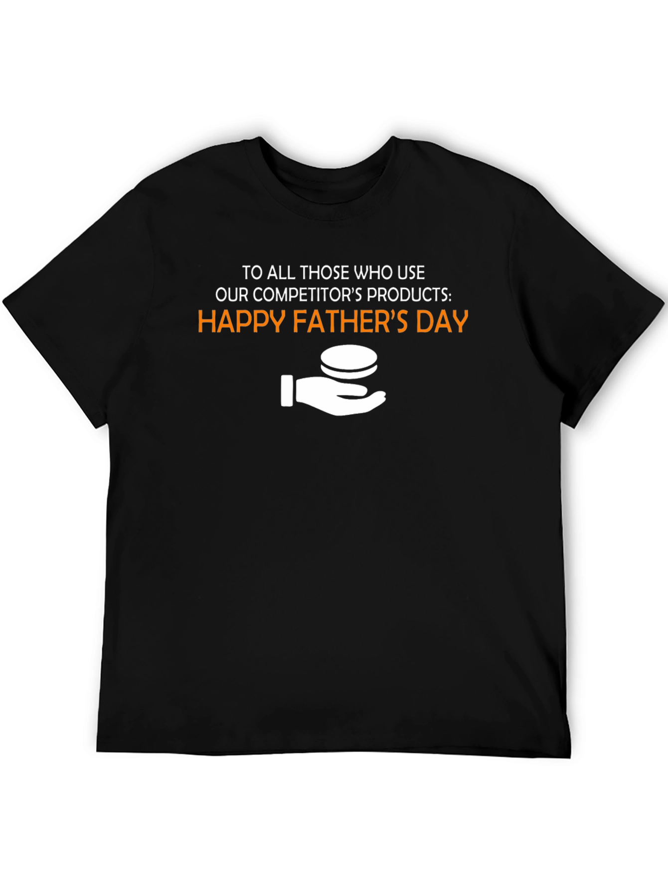 Happy Fathers Day T-Shirt - Black