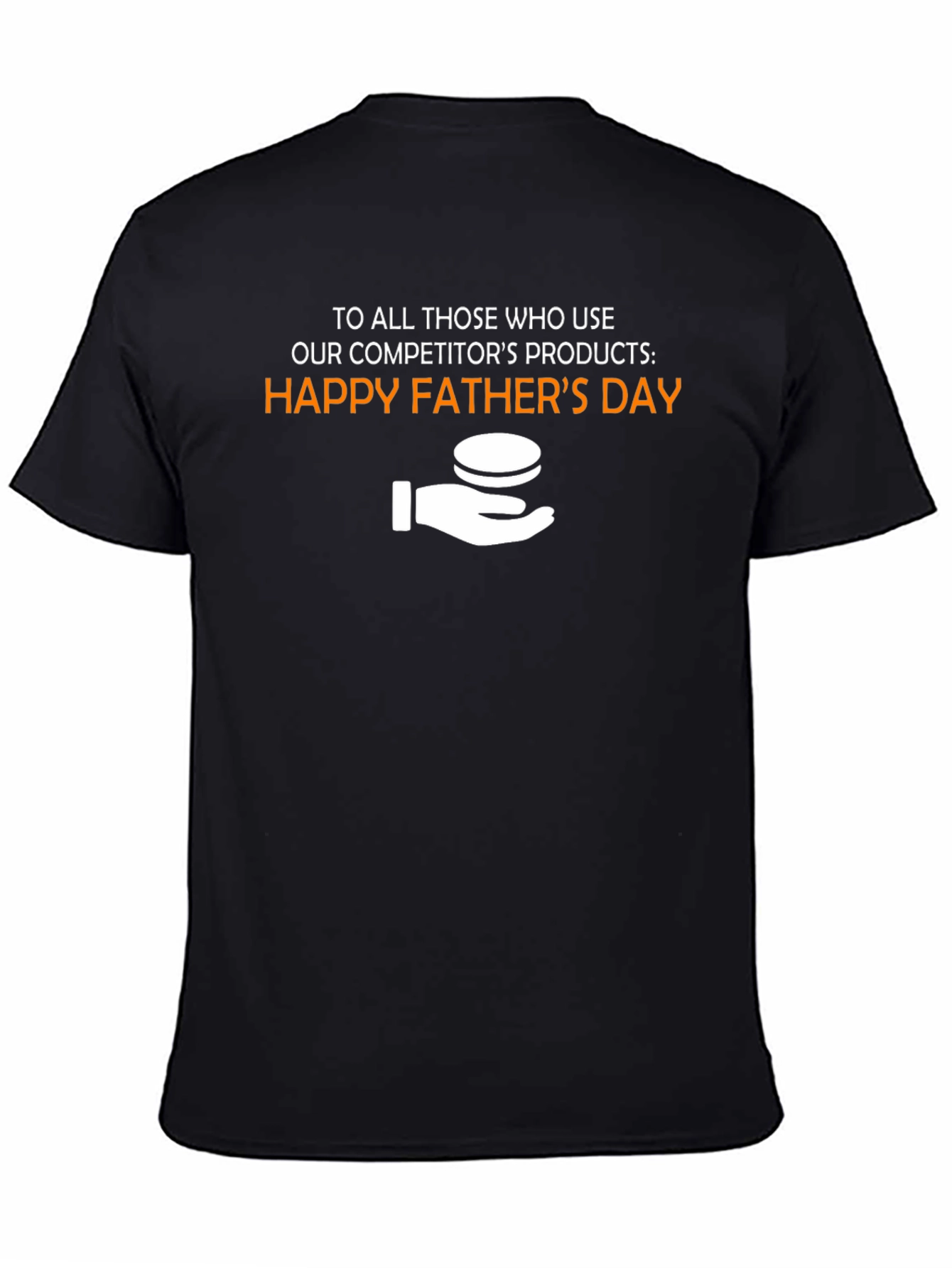 Happy Fathers Day T-Shirt - Black