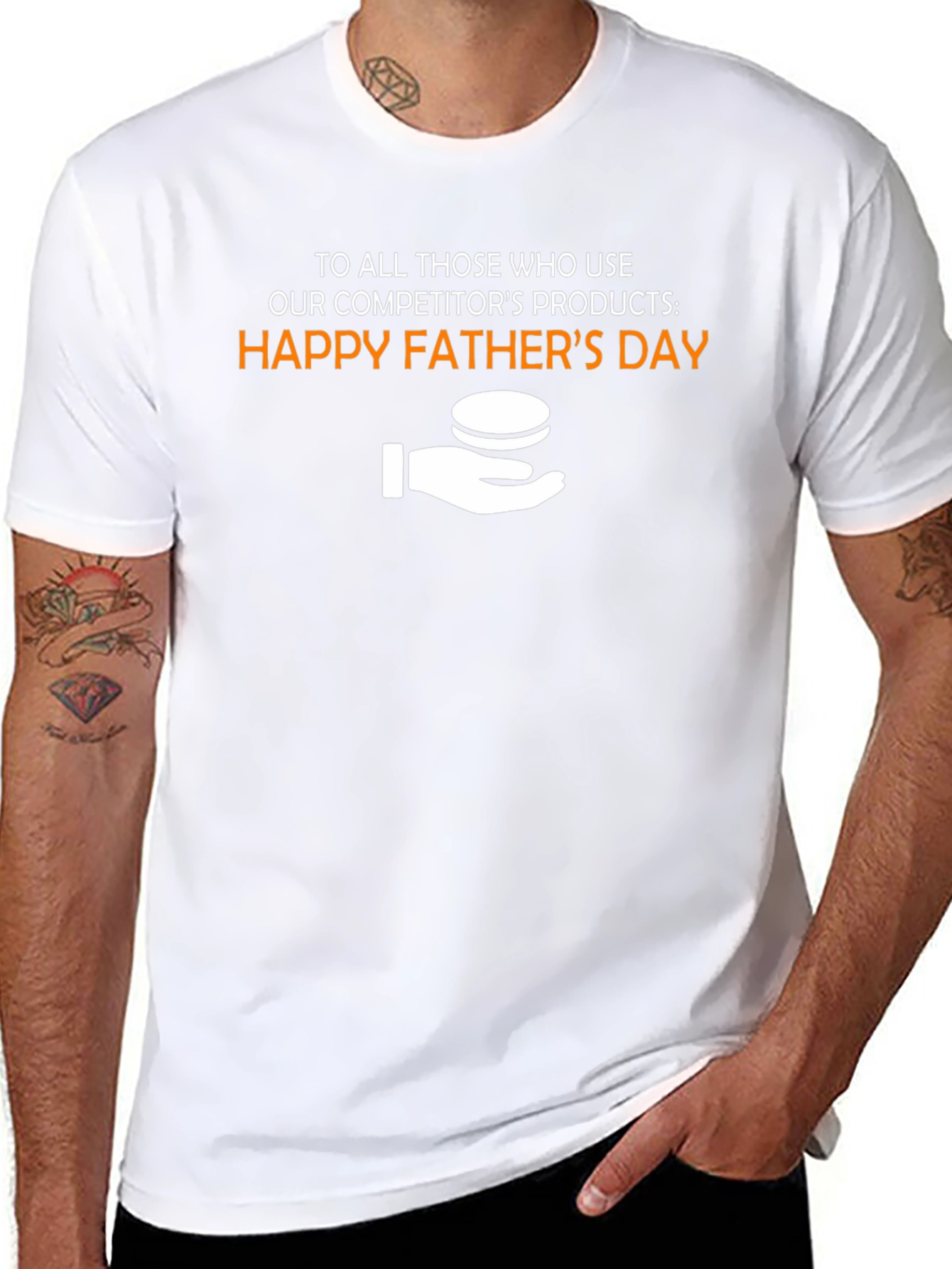 Happy Fathers Day T-Shirt - Black