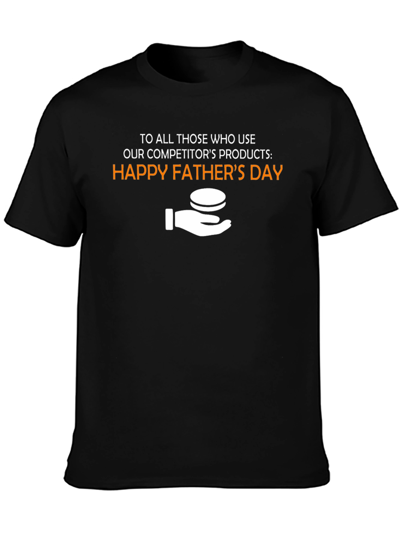 Happy Fathers Day T-Shirt - Black