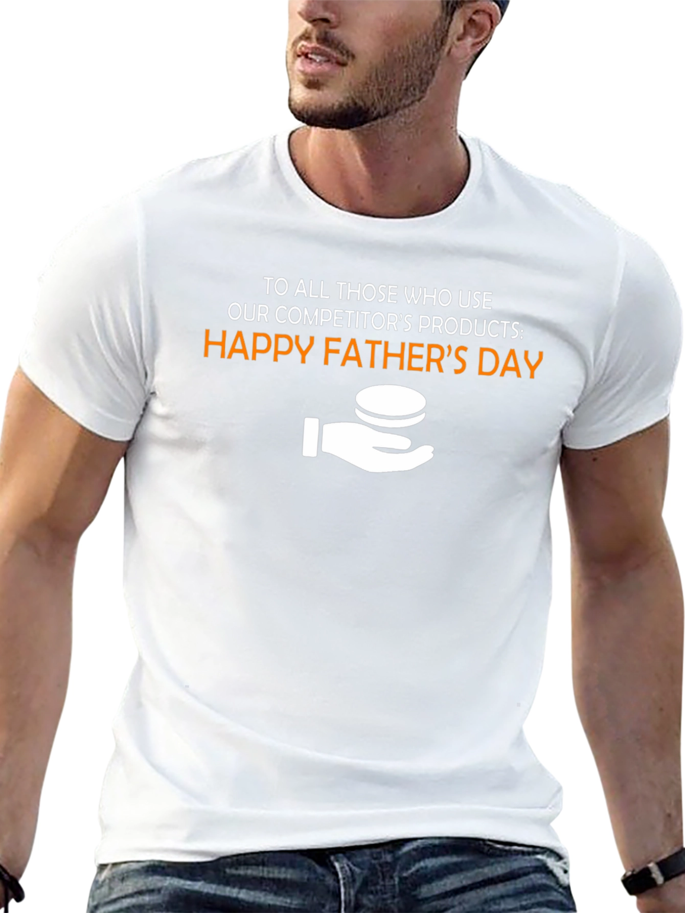 Happy Fathers Day T-Shirt - Black