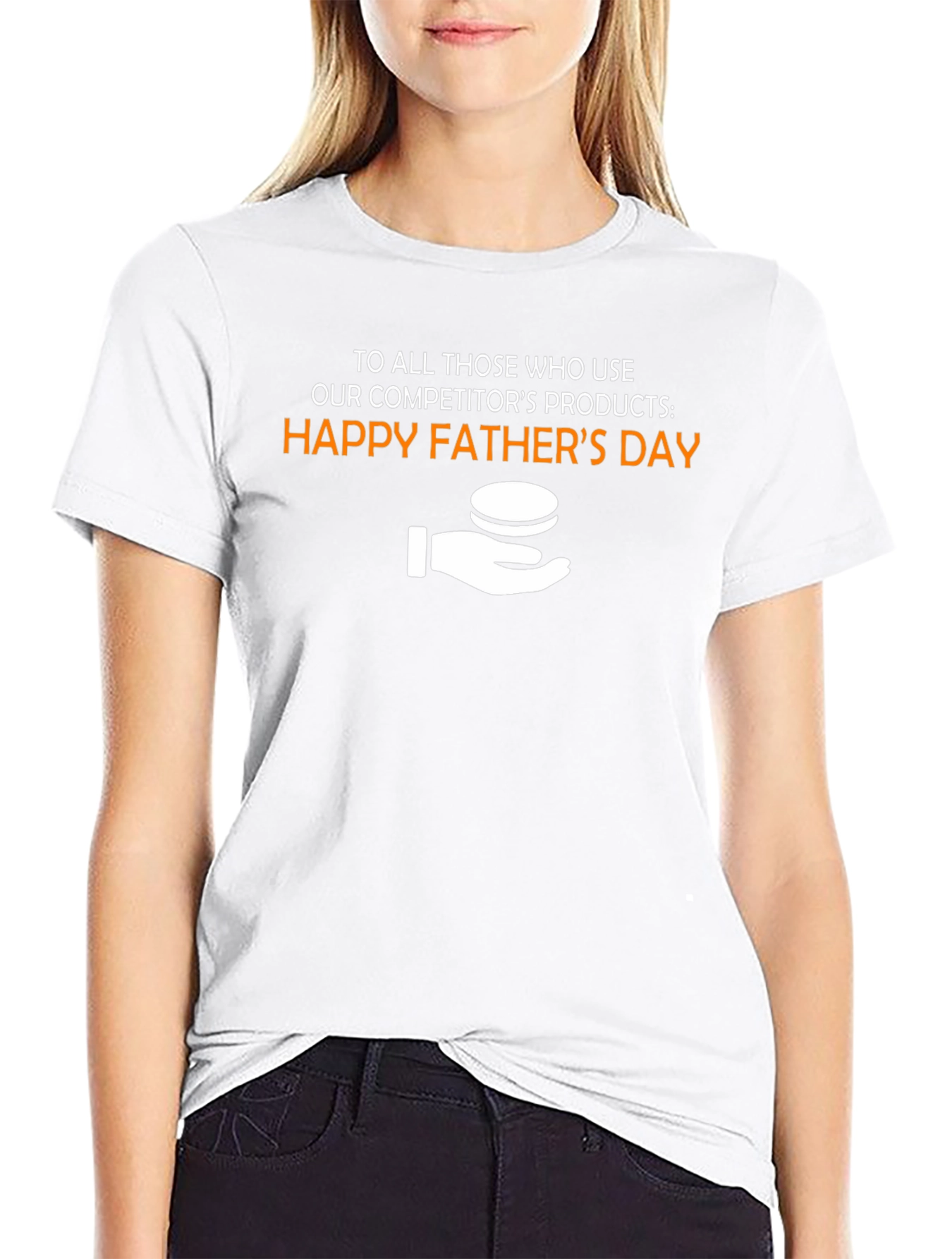 Happy Fathers Day T-Shirt - Black