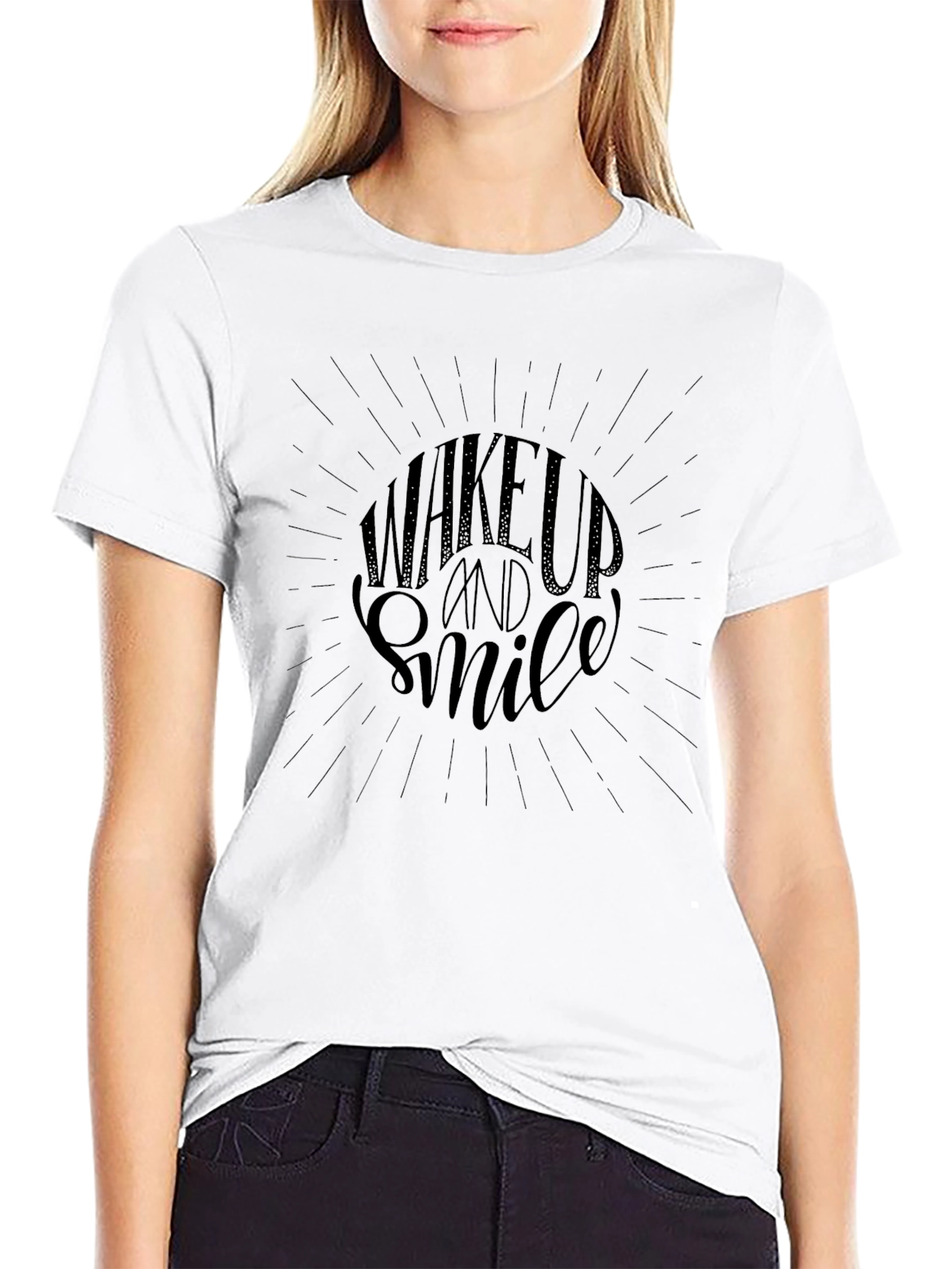 Wake Up and Smile Graphic Tee