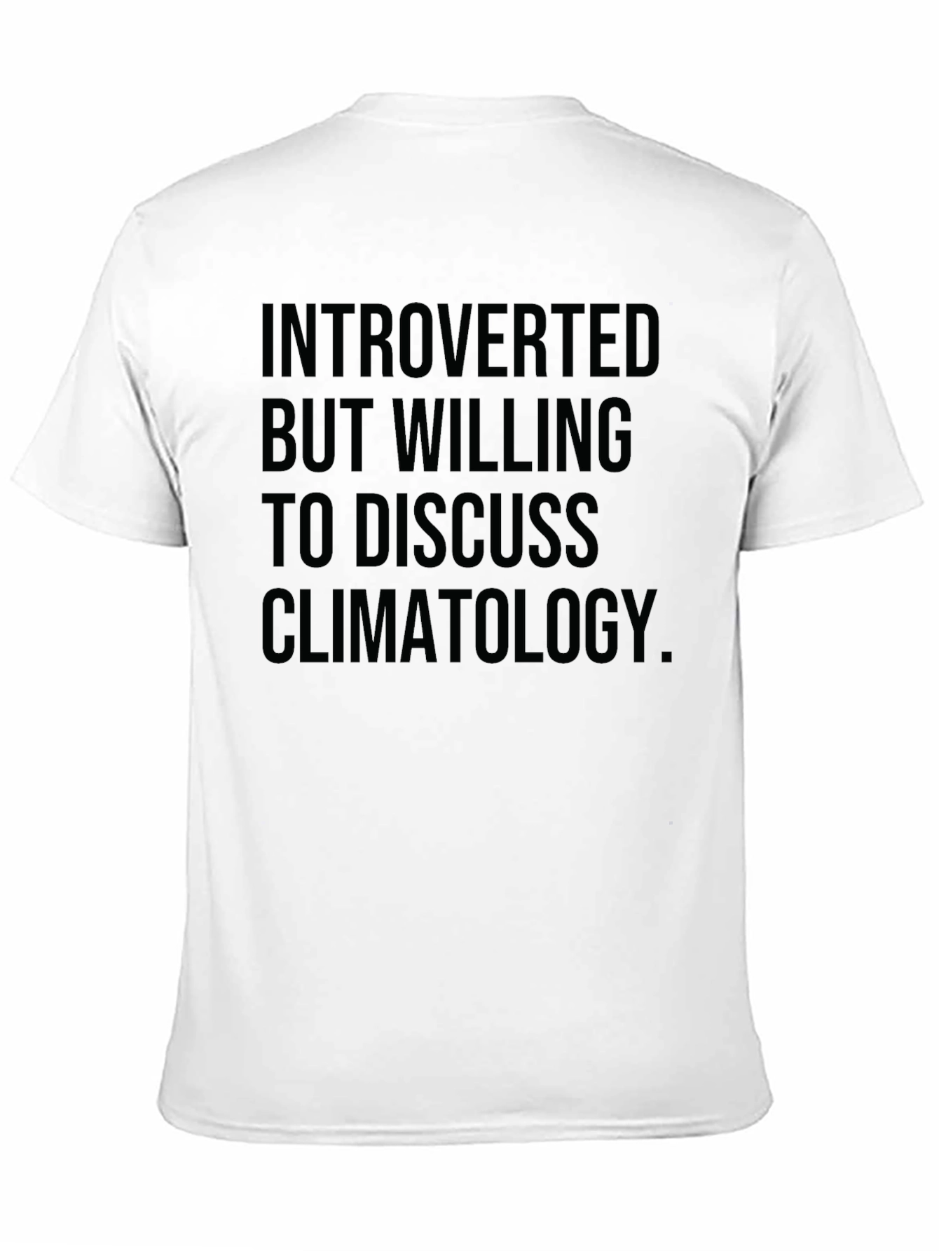 Introverted Climatology Graphic Tee - Black
