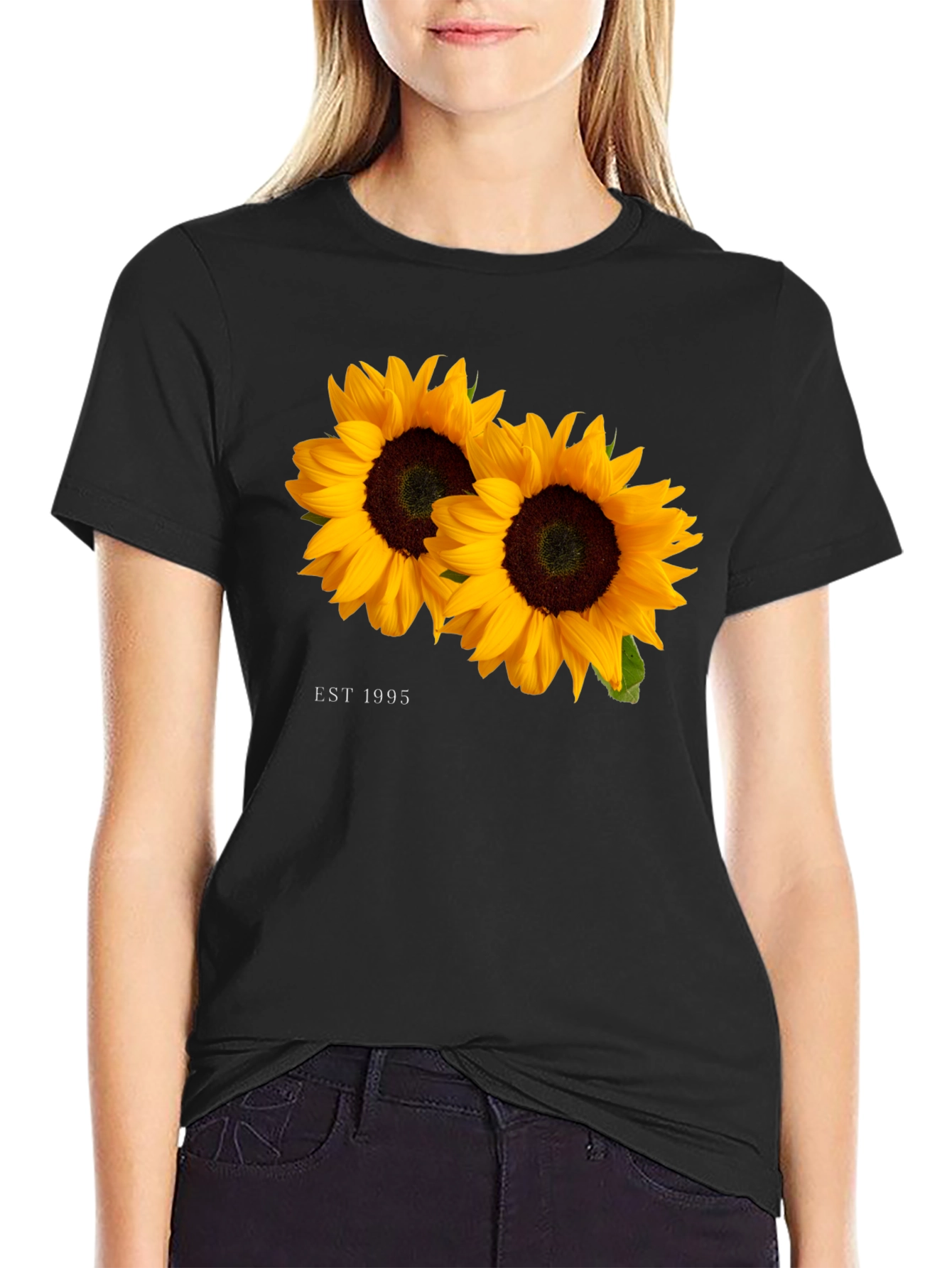 Sunflower Est. 1995 Black T-Shirt