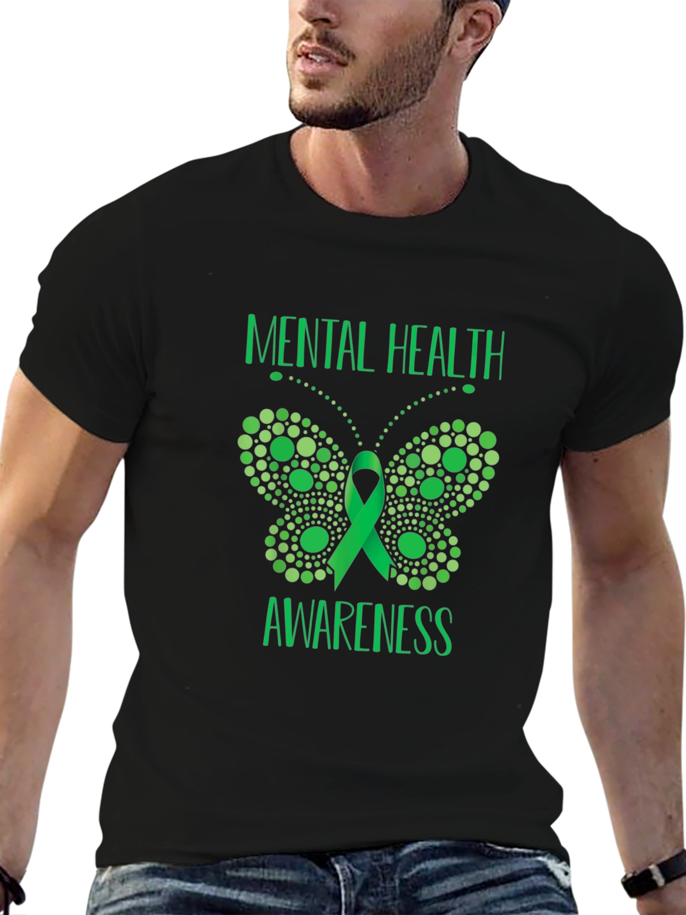 Mental Health Awareness Butterfly T-Shirt