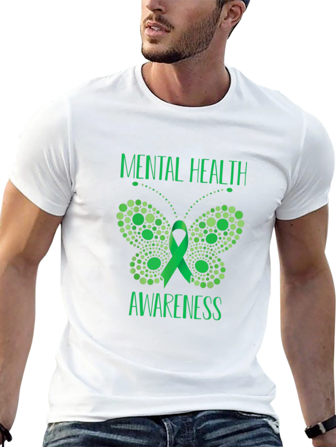 Mental Health Awareness Butterfly T-Shirt